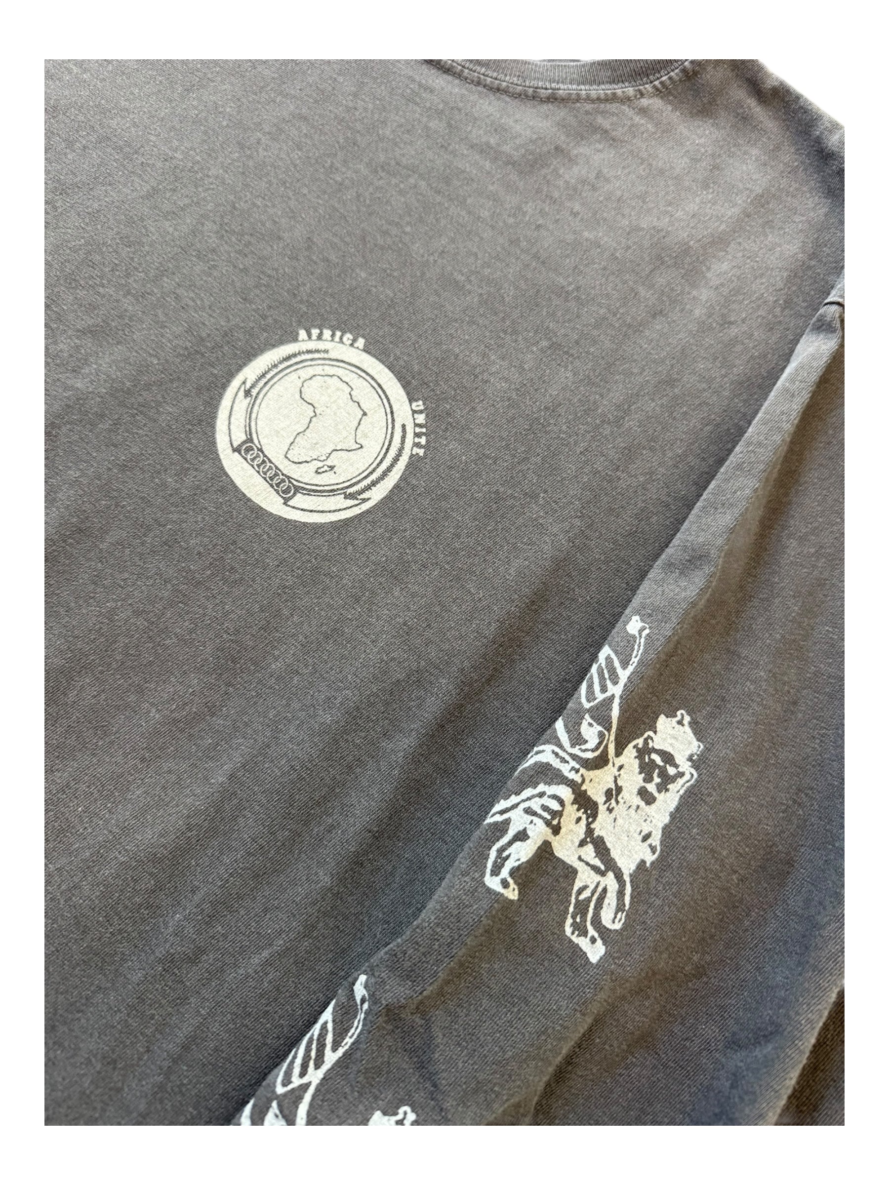 Stussy x Bob Marley Grey Longsleeve T-Shirt Size Large