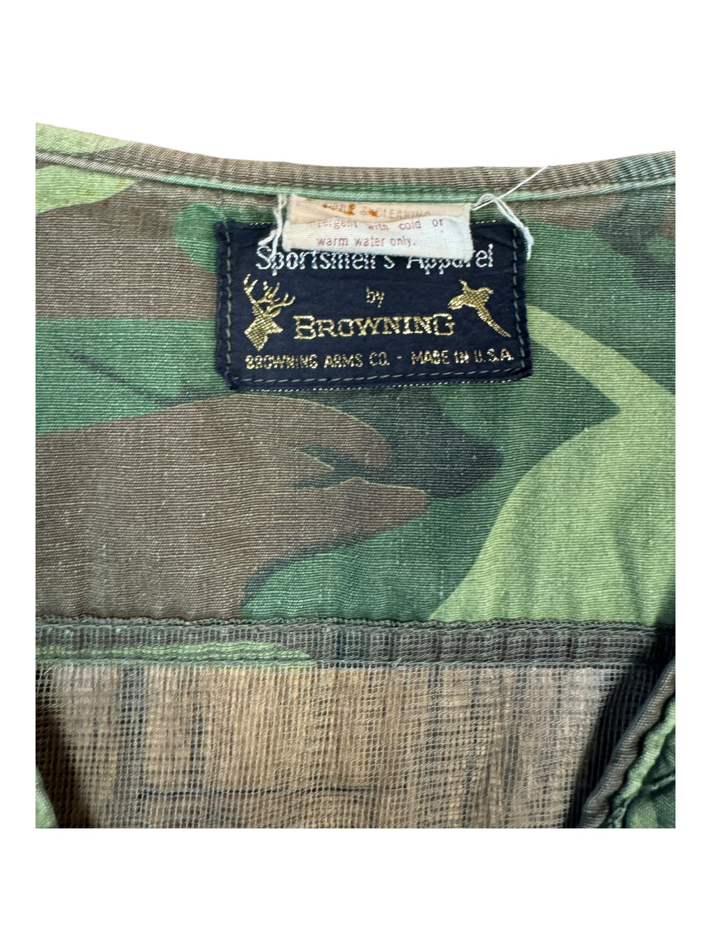 Browning Arms Co 90s Upland Dove Vest Realtree Edge Camo Size L Made In USA