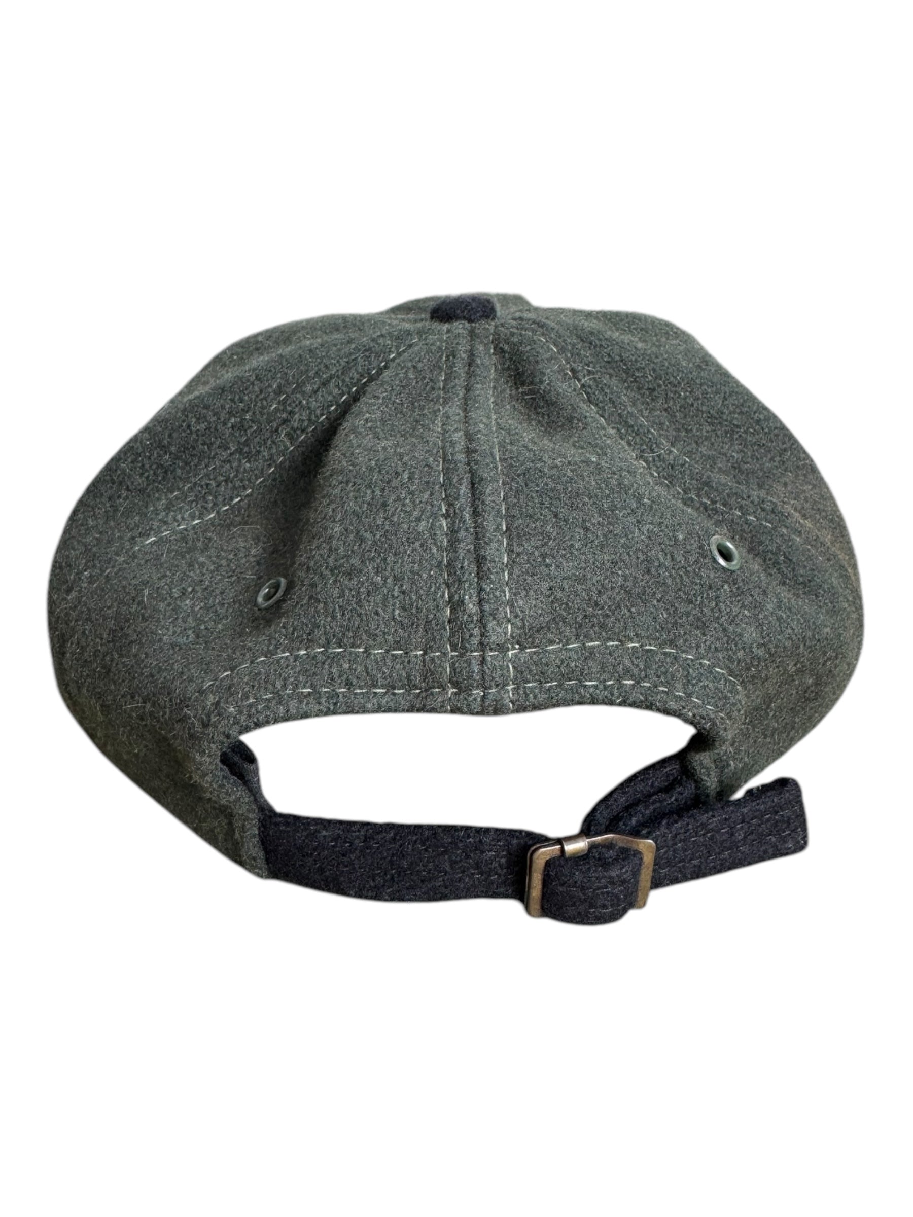 New York Hat And Cap Co. Green Wool Baseball Cap Union Made USA