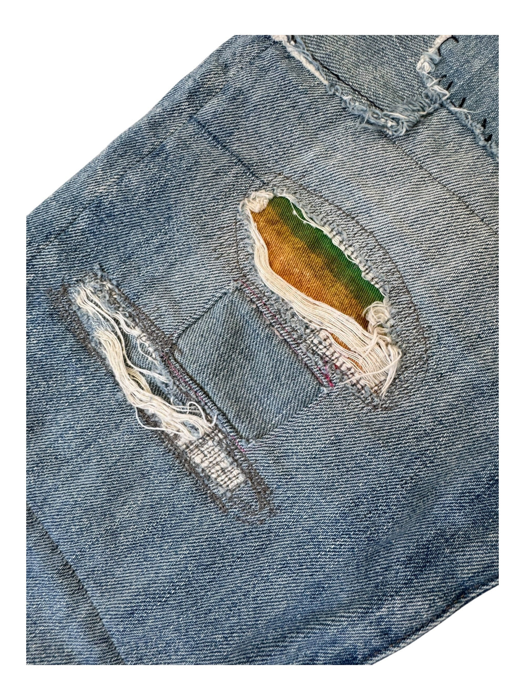 Polo Ralph Lauren Modern Pink Patchwork Denim Size 36 x 32