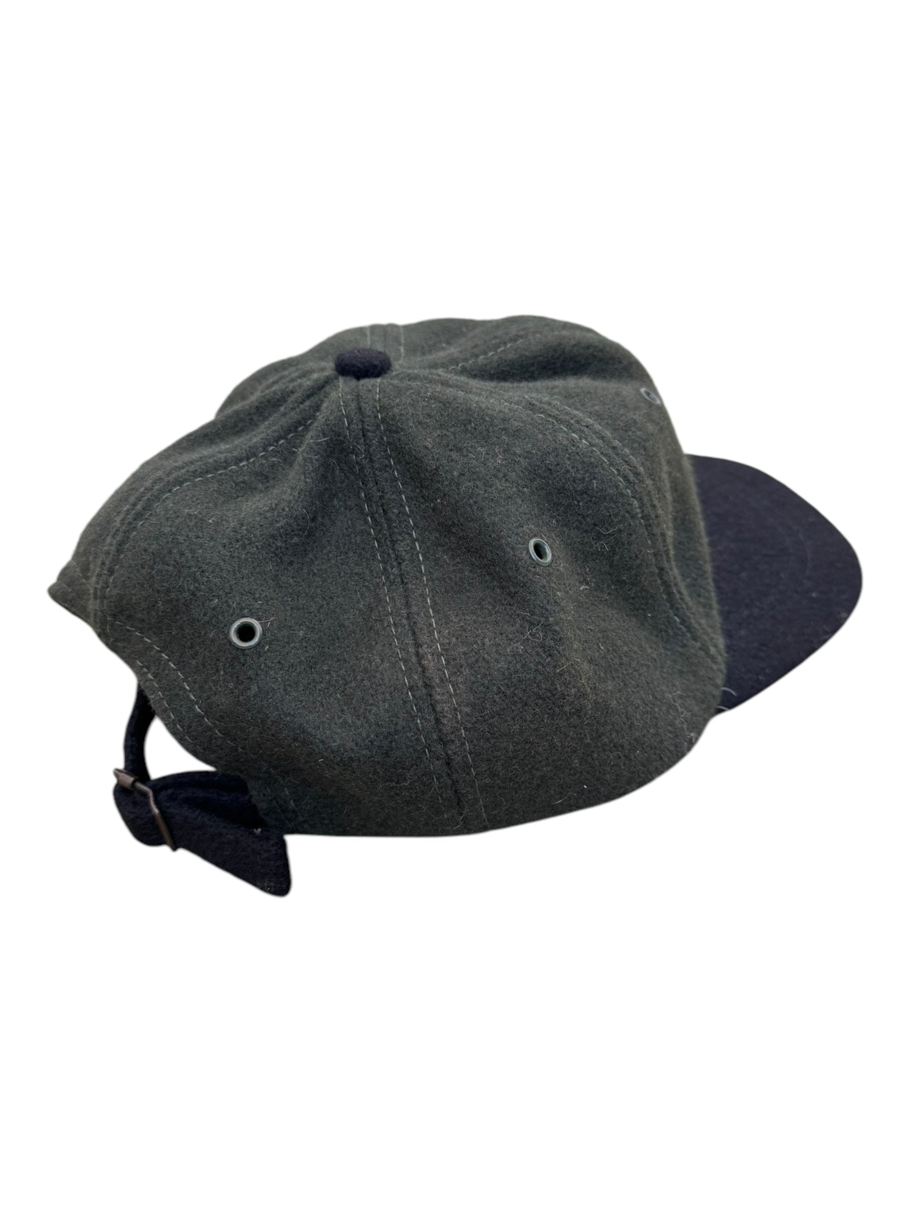 New York Hat And Cap Co. Green Wool Baseball Cap Union Made USA