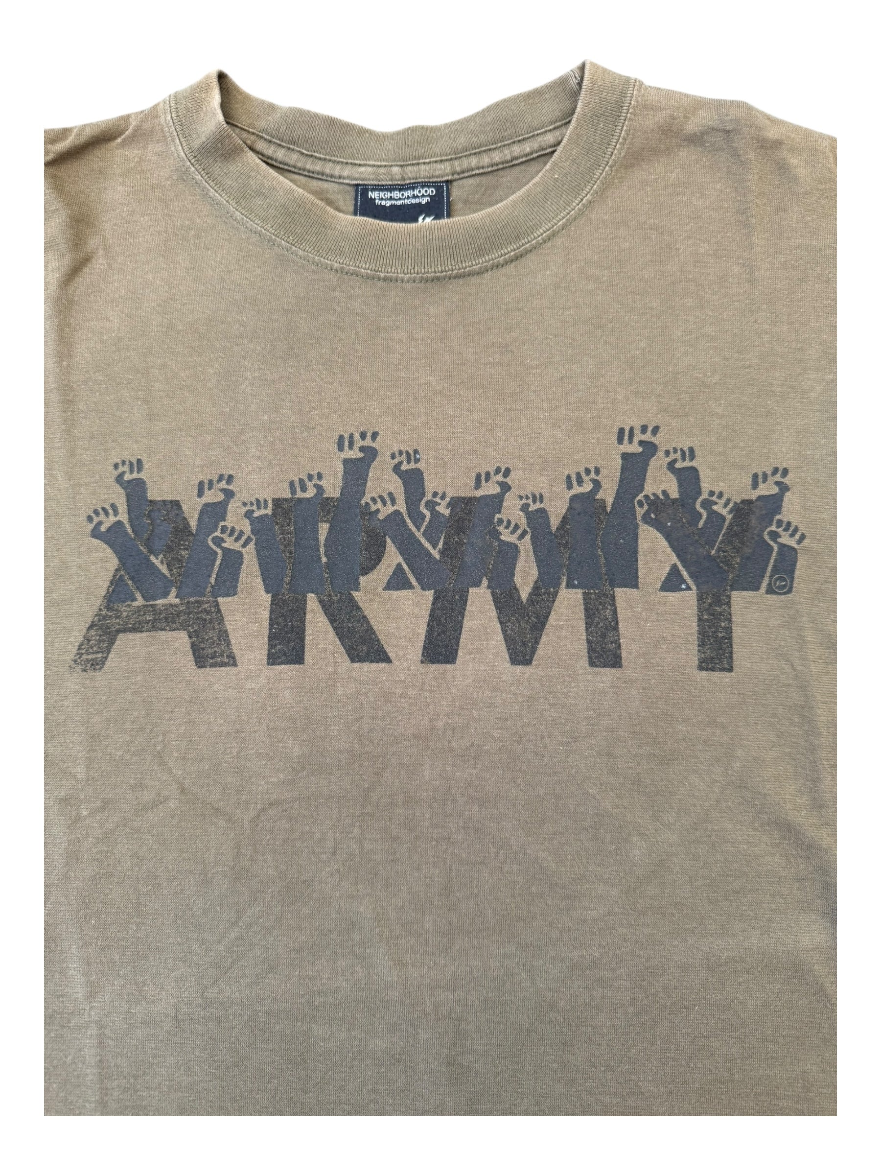 Neighborhood 90s Fragment Design Army T-shirt Size Small