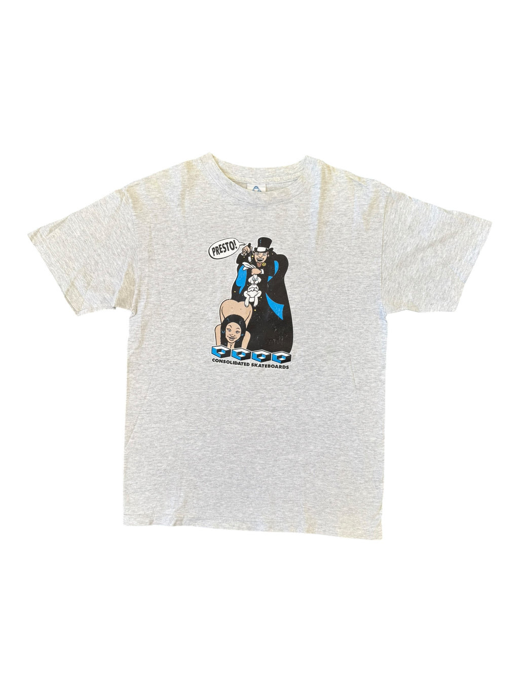 Consolidated 90s Grey Magic Rabbit T-Shirts Size Medium