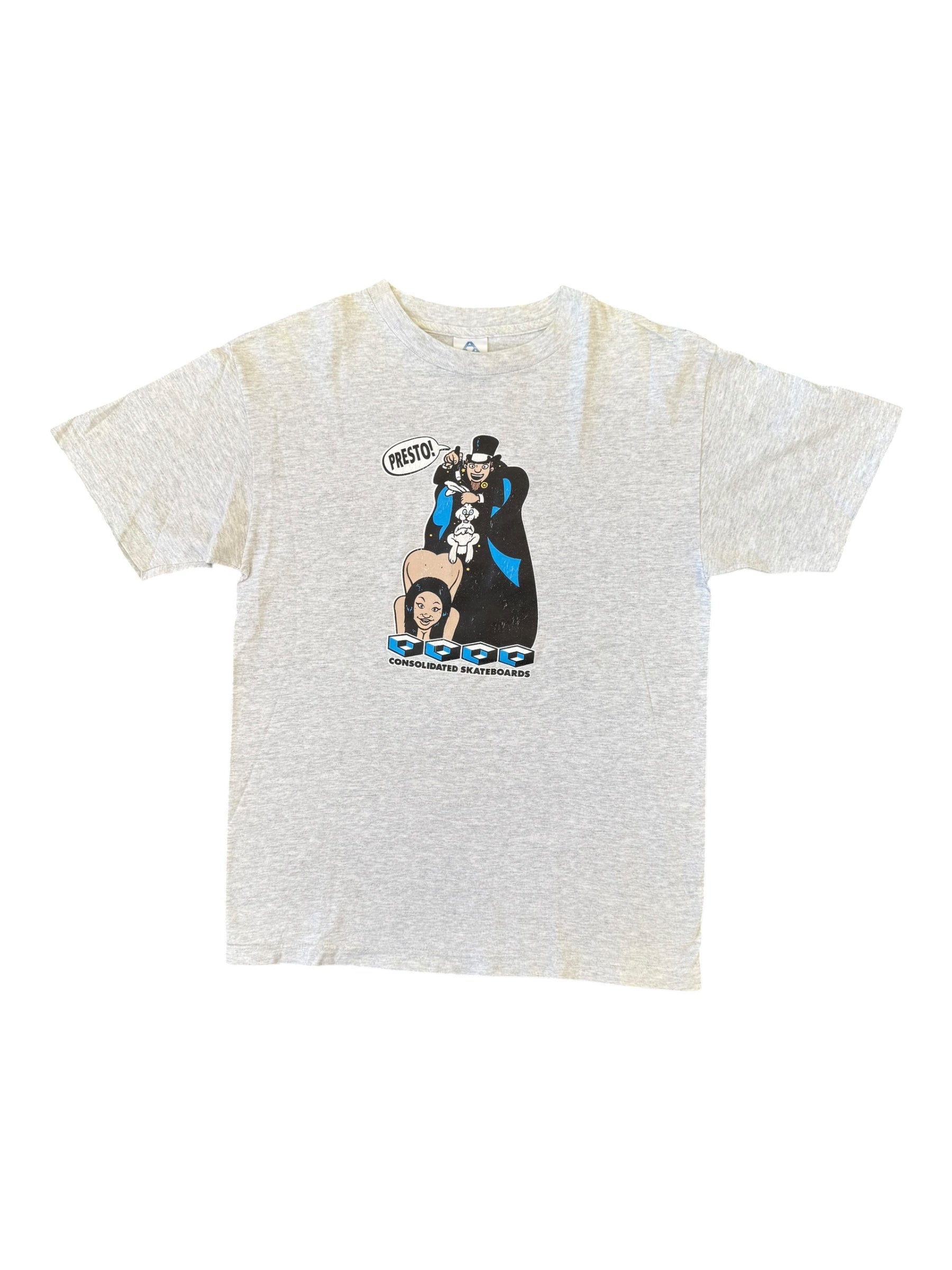 Consolidated 90s Grey Magic Rabbit T-Shirts Size Medium
