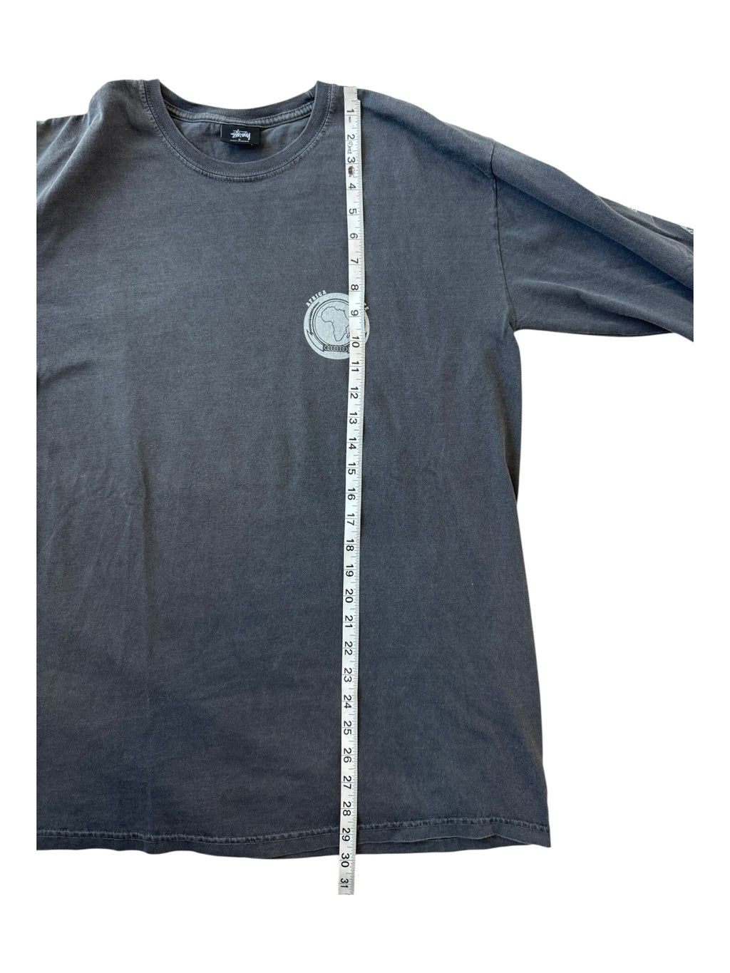 Stussy x Bob Marley Grey Longsleeve T-Shirt Size Large