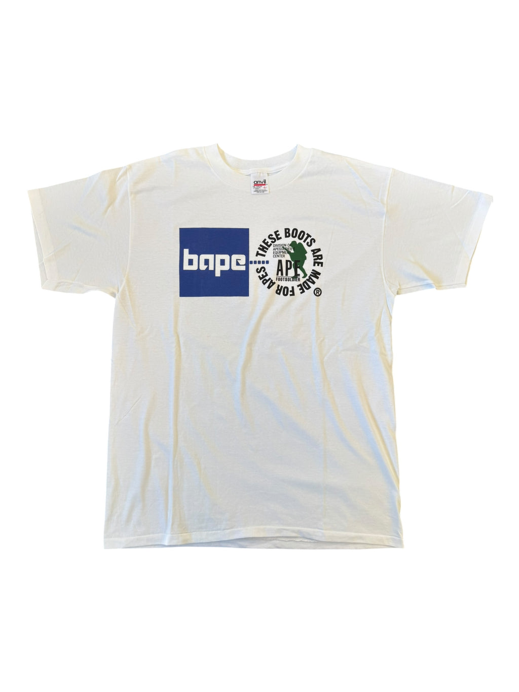 Bape 90s Boots Made for Apes Deadstock Anvil Size Large