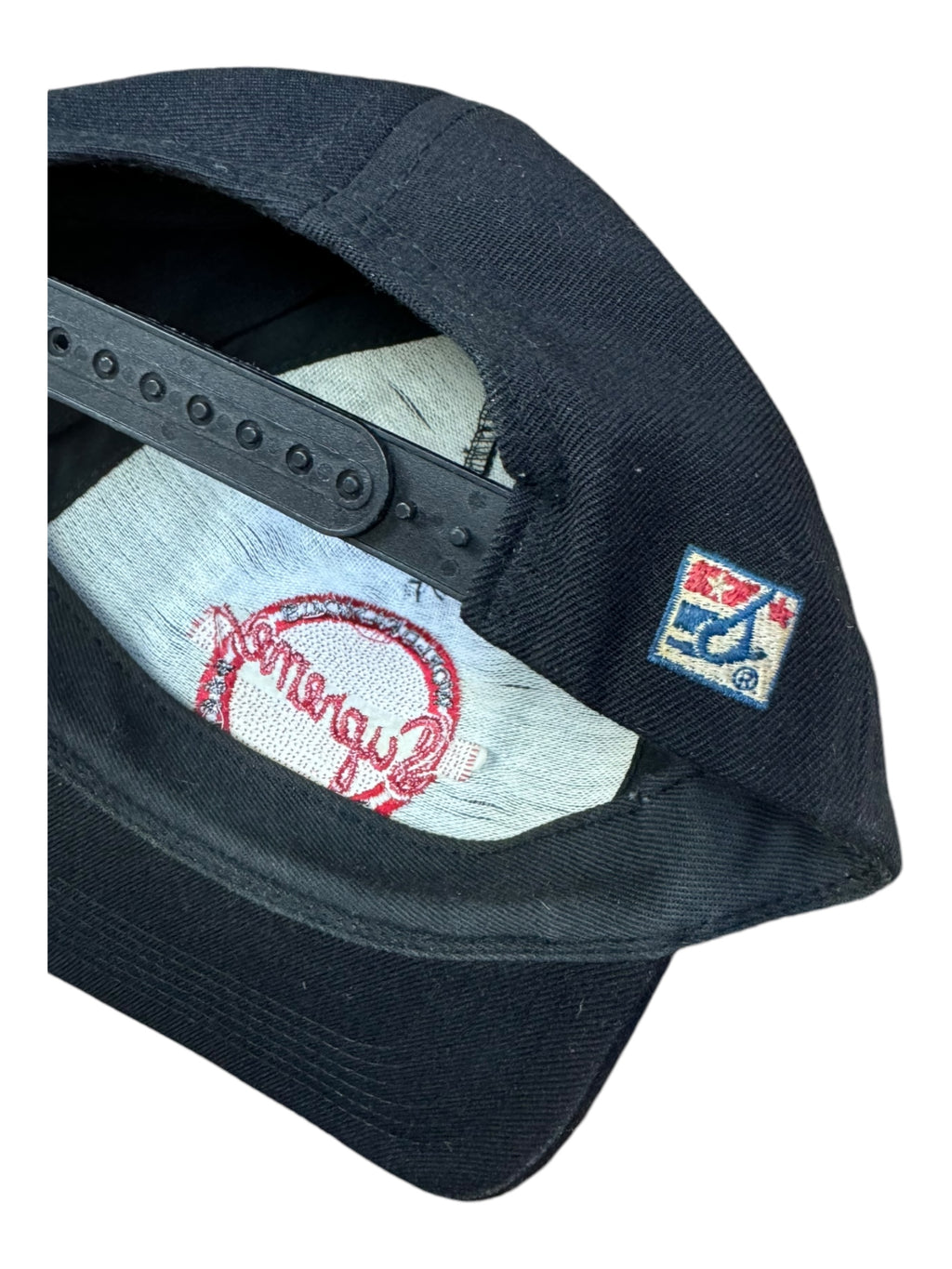 Supreme FW08 College Circle Logo 5 Panel Black Snapback