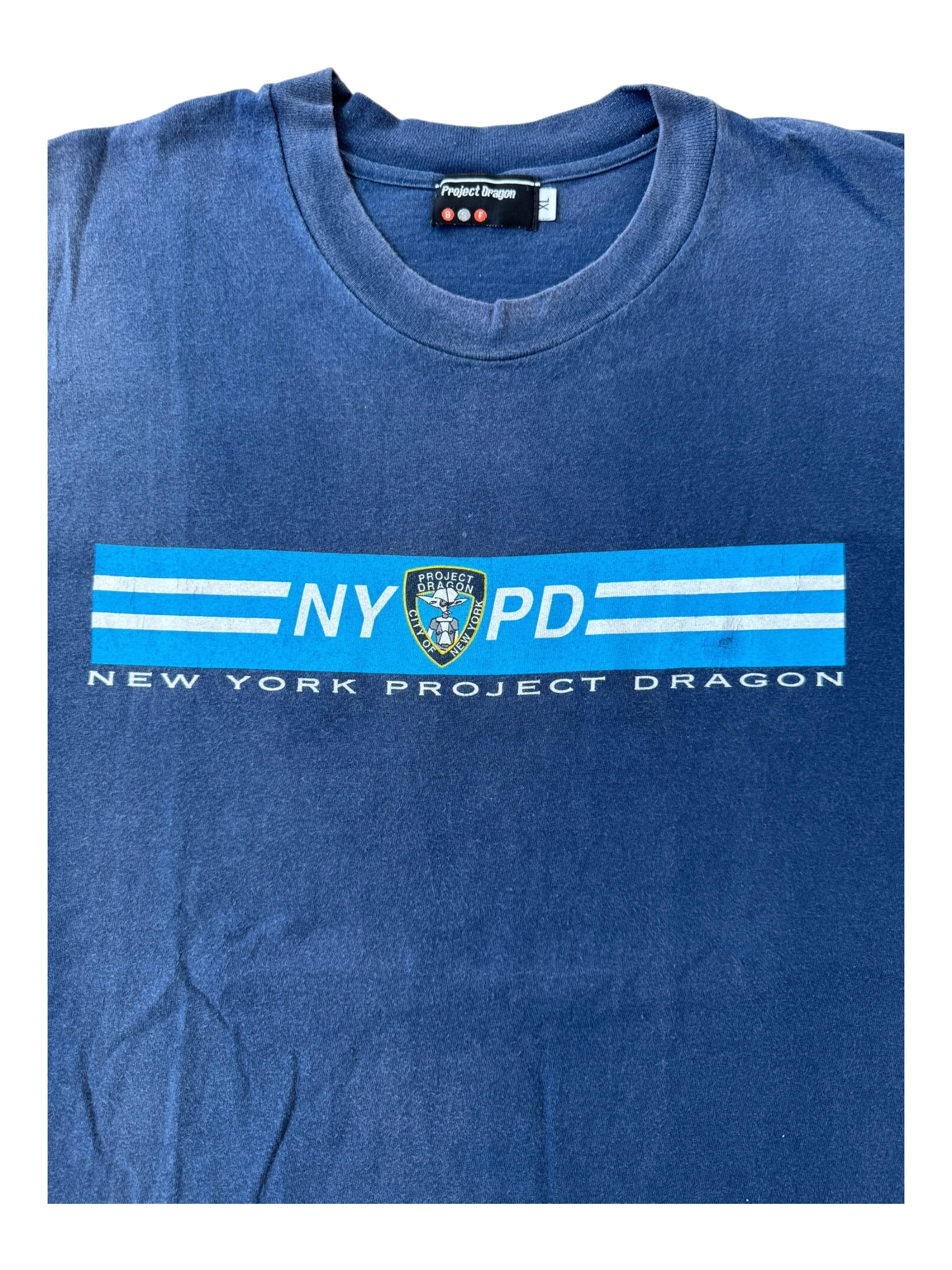 Futura 90s Navy Project Dragon NYPD Size XL
