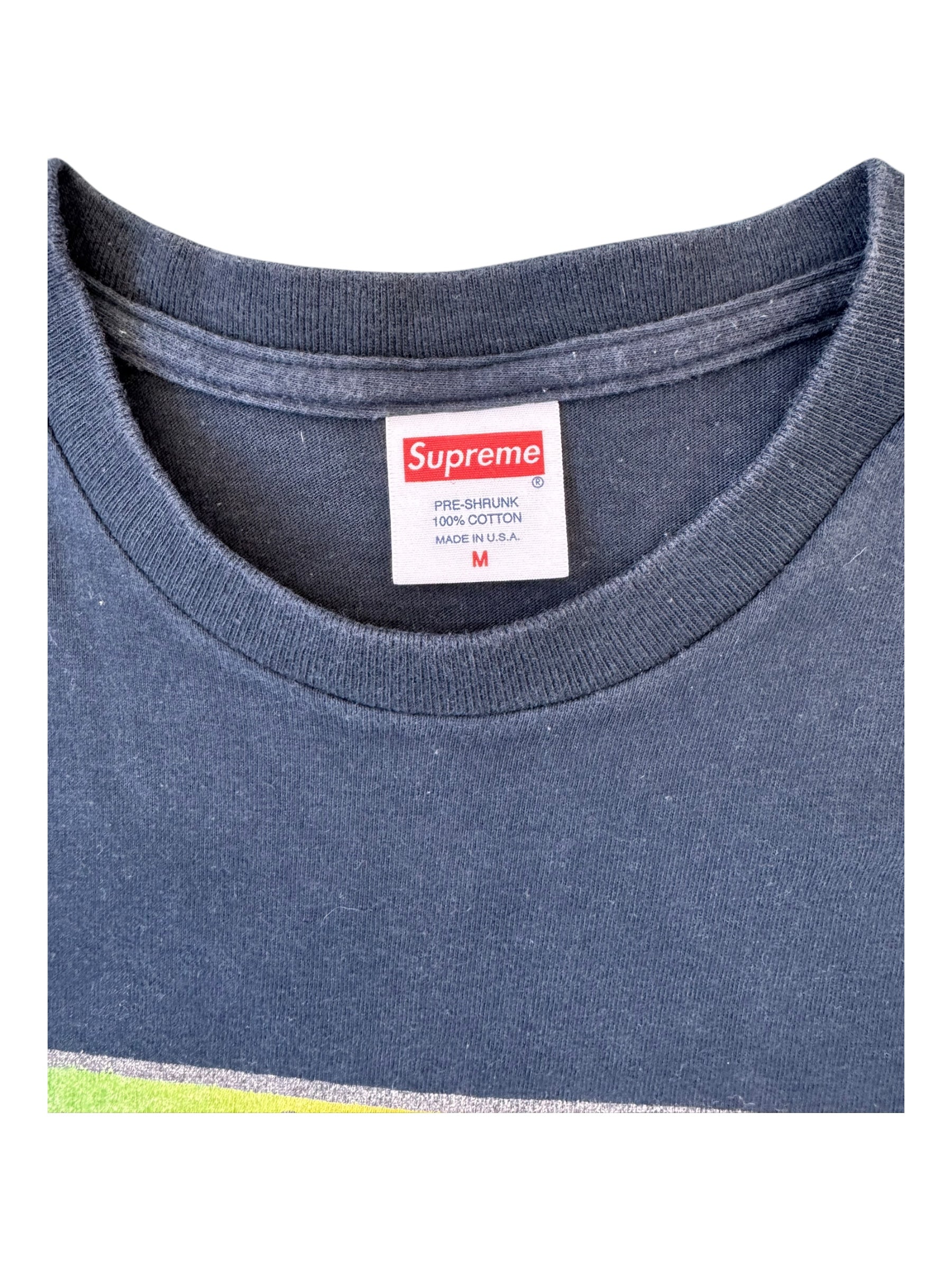 Supreme 2012 Ethiopia Tee Haile Selassie Black T-Shirt Size Medium