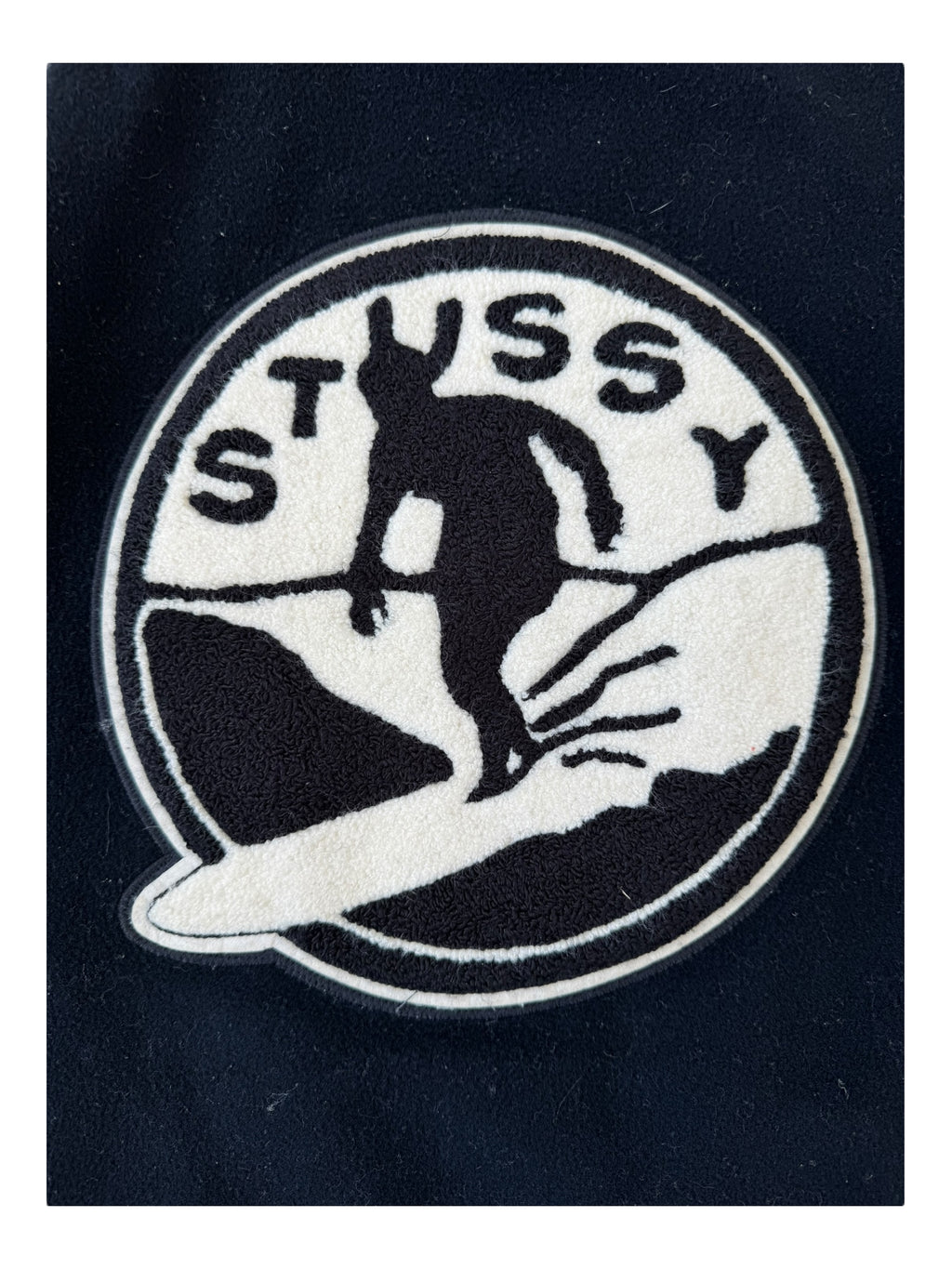 Stussy 90s 1991 Surf Jacket Fleece Burly Gear Size Medium