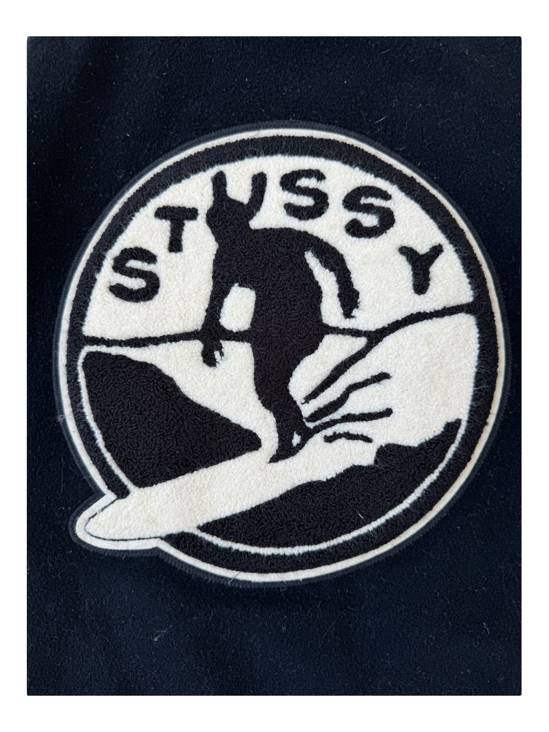 Stussy 90s 1991 Surf Jacket Fleece Burly Gear Size Medium