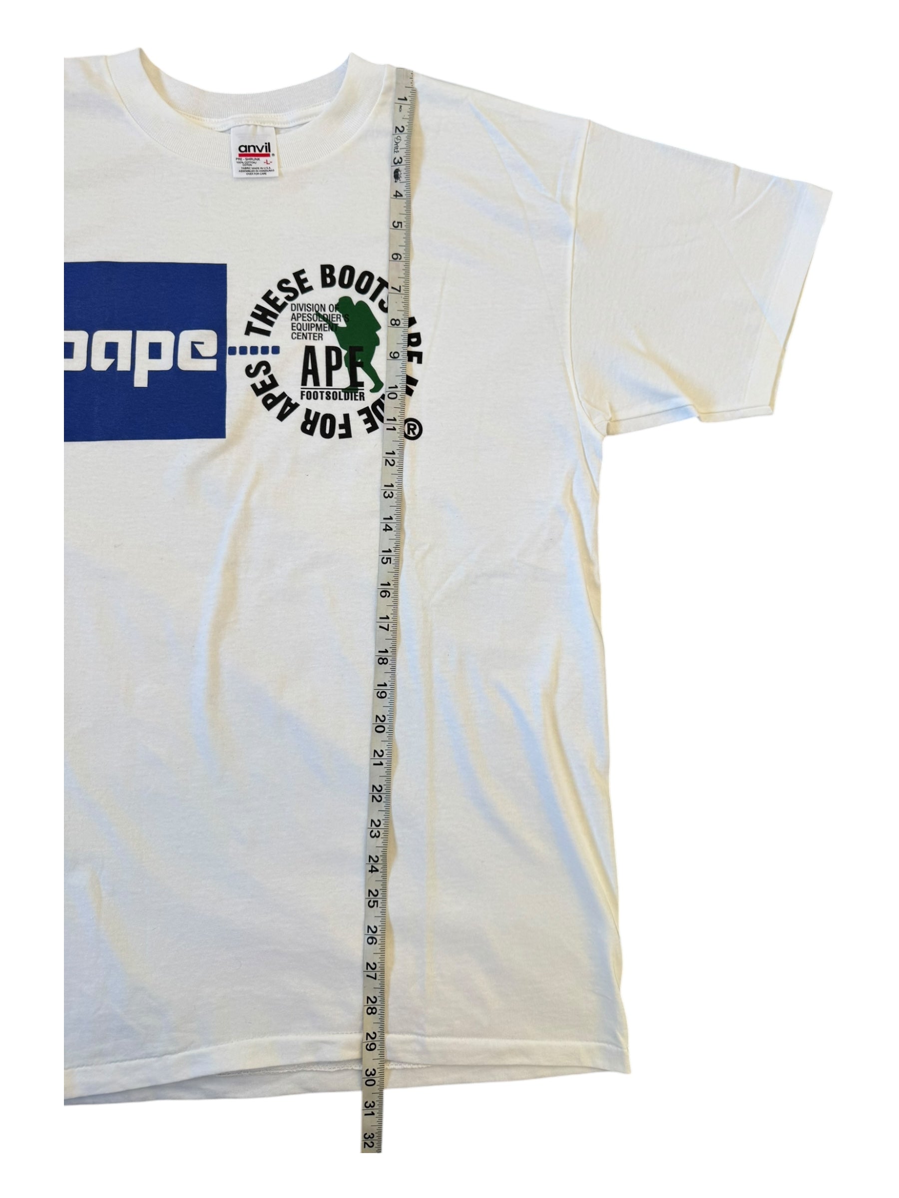 Bape 90s Boots Made for Apes Deadstock Anvil Size Large