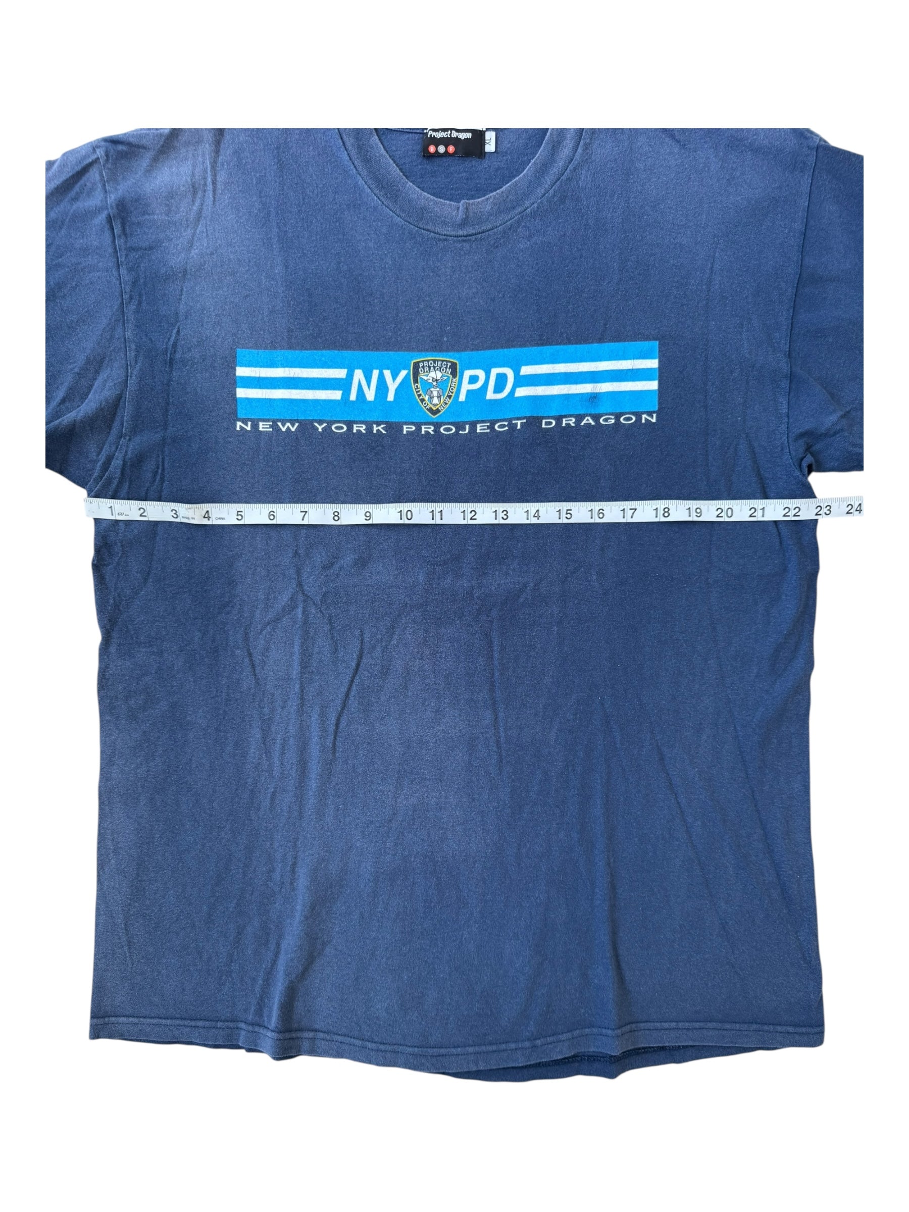 Futura 90s Navy Project Dragon NYPD Size XL