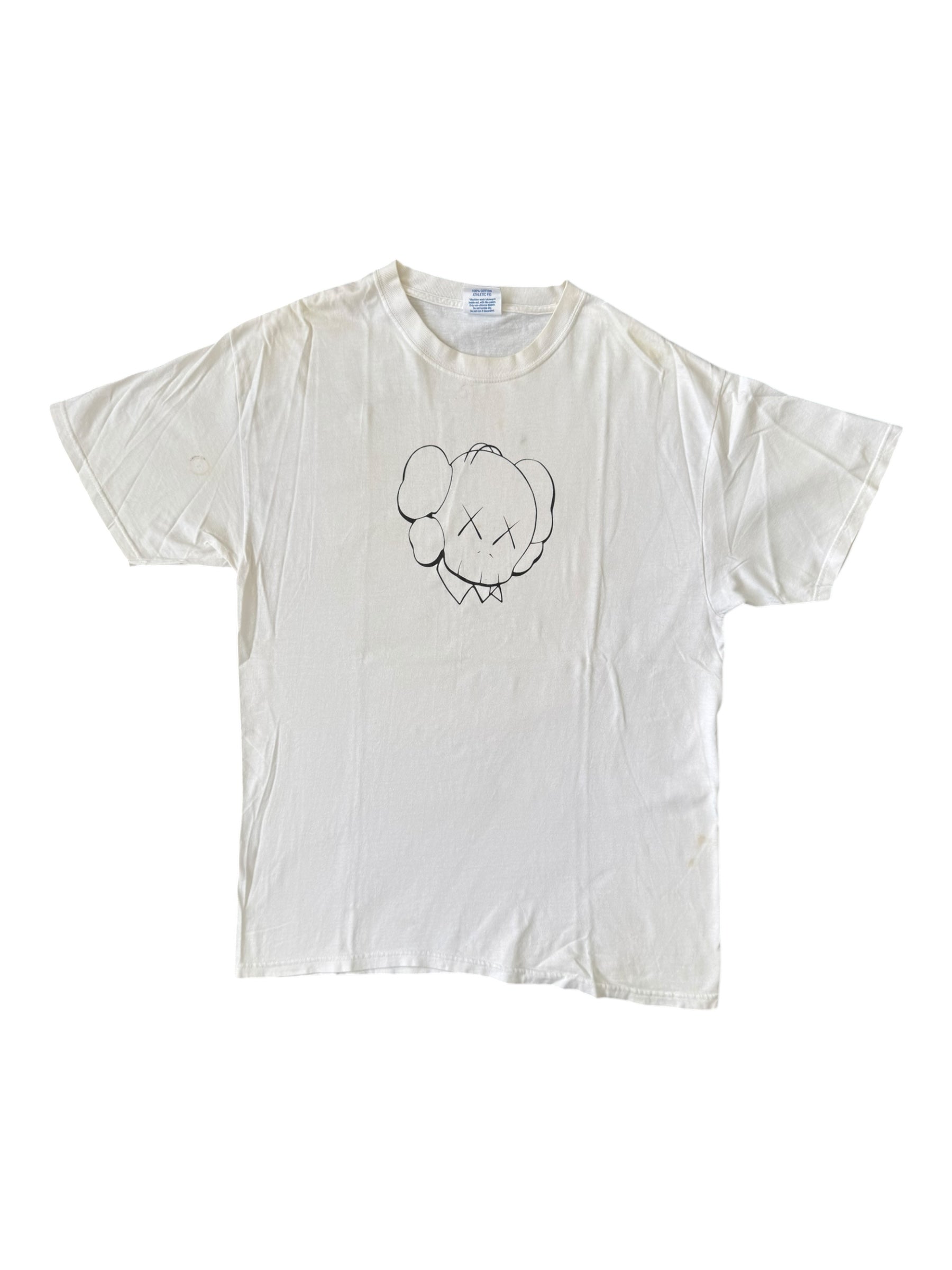 Kaws 00s White Hectic Kimpsons T-shirt Size Large