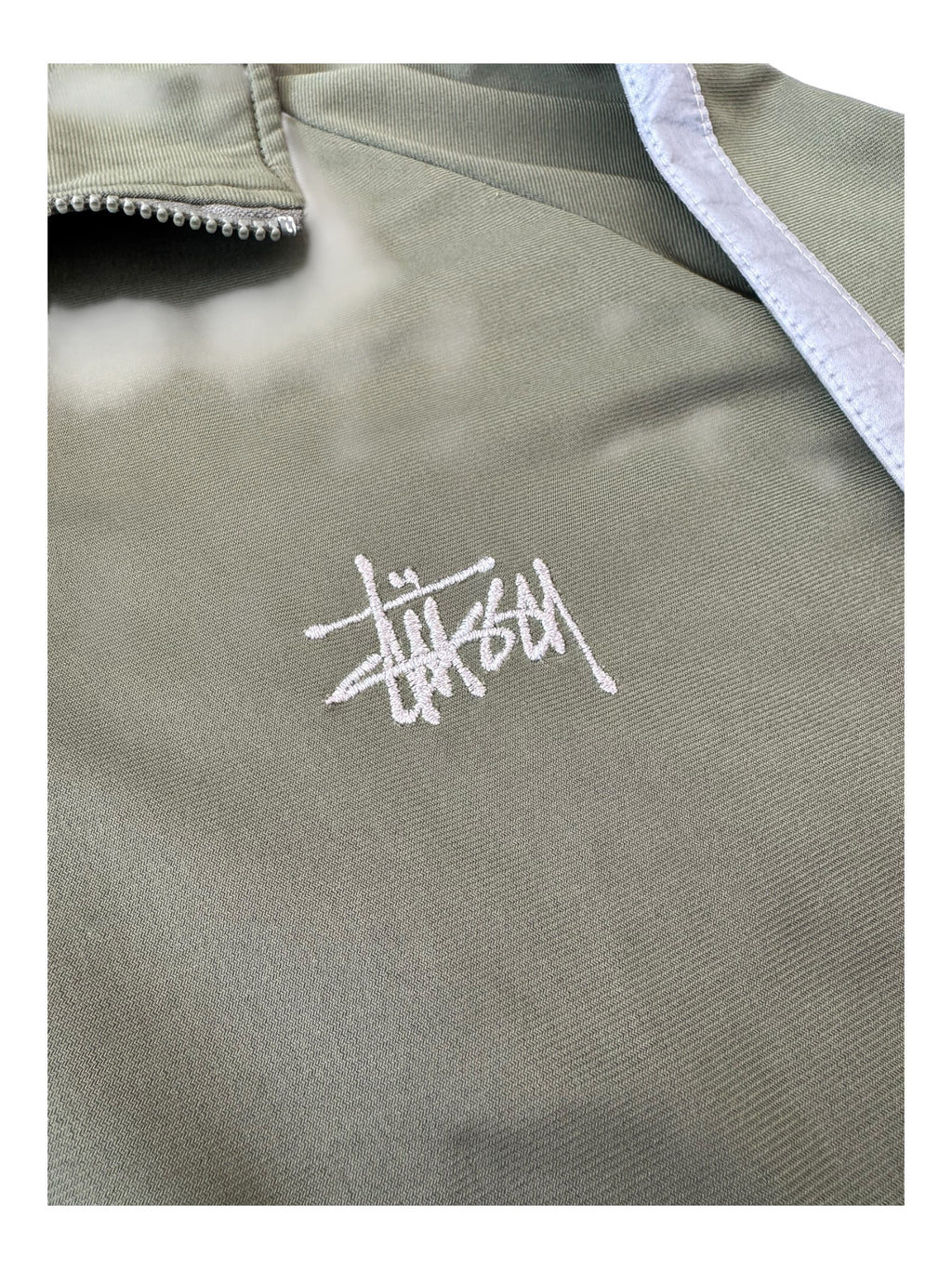 Stussy 90s Stussy Sport Green Track Jacket Size Large