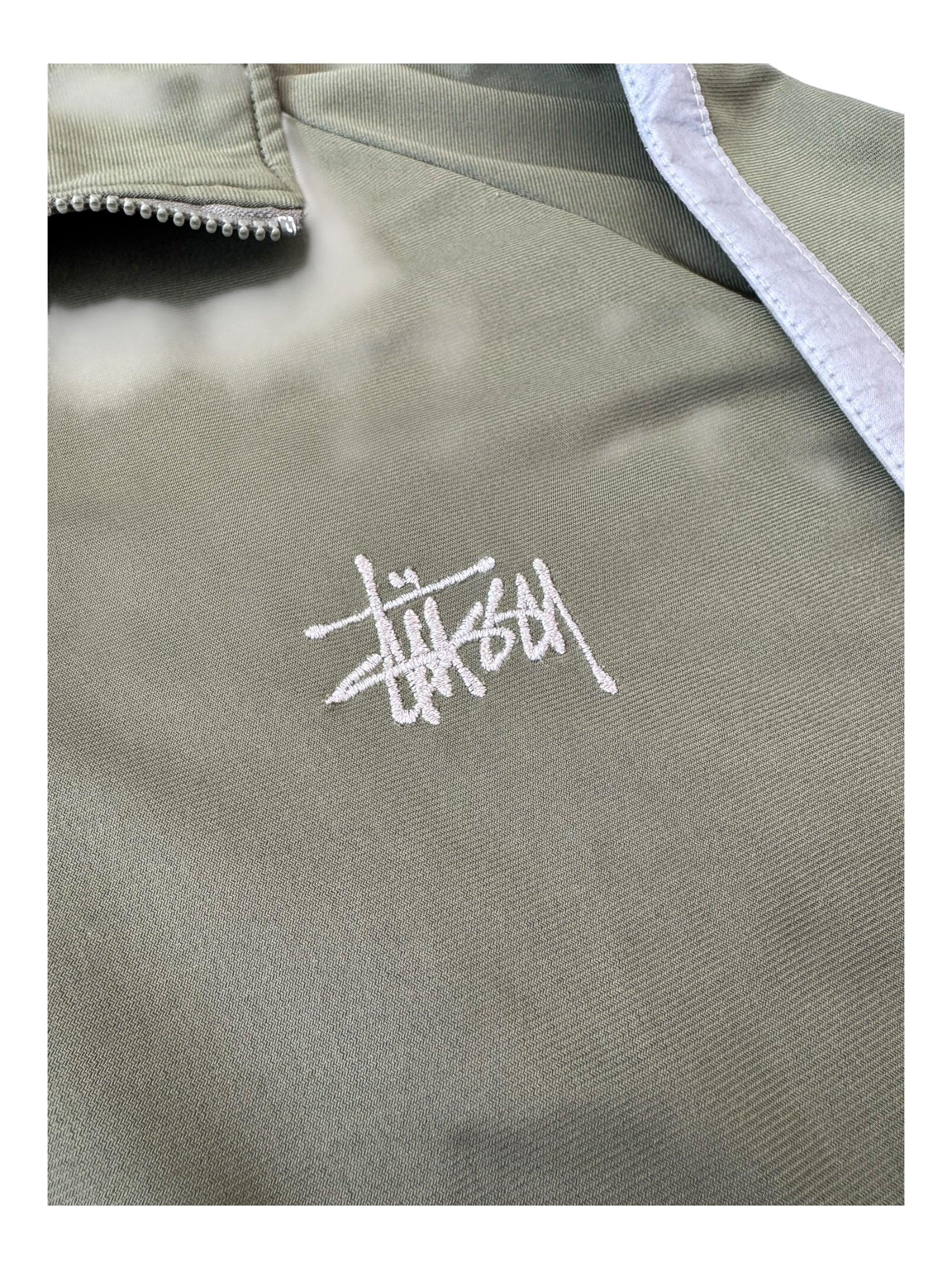 Stussy 90s Stussy Sport Green Track Jacket Size Large