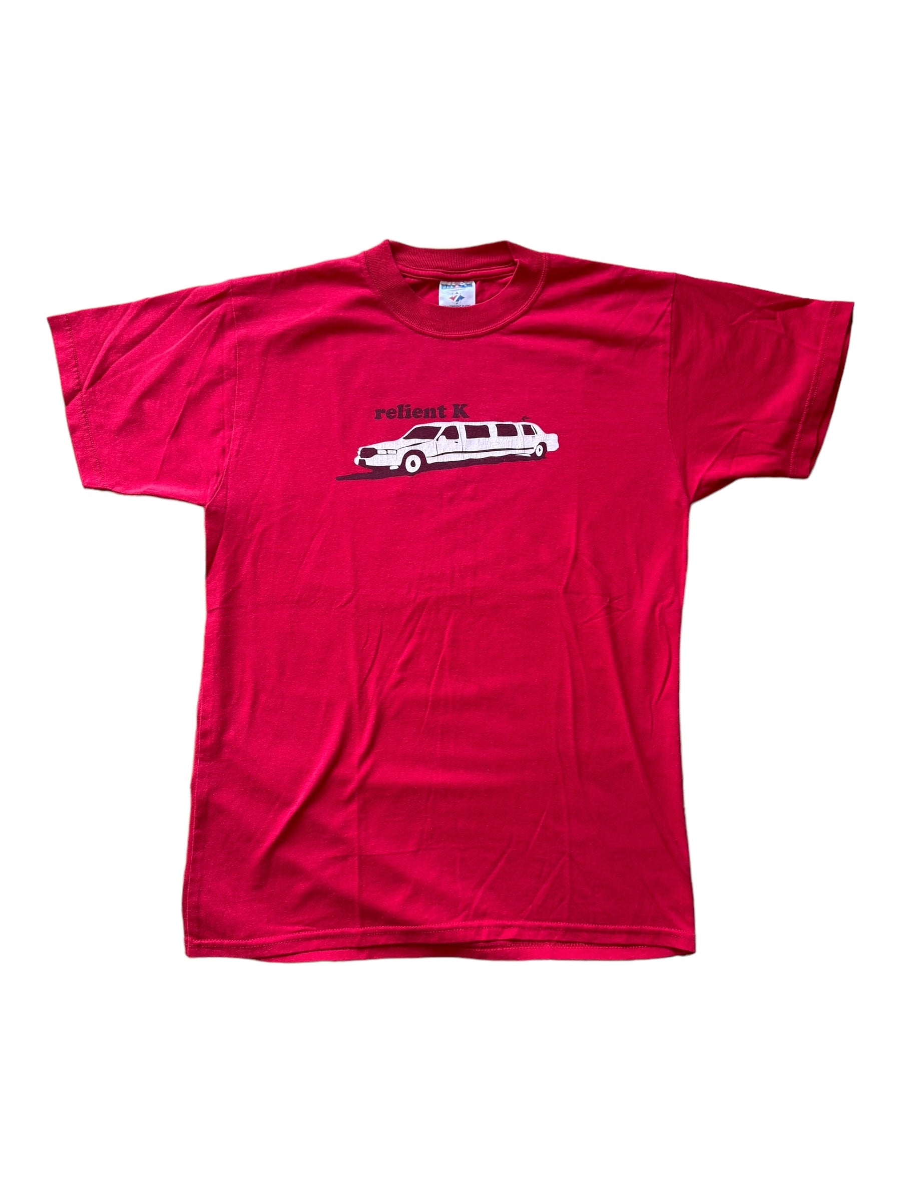 Reliant K 00s Stretched Limo Red Shirt Size Large