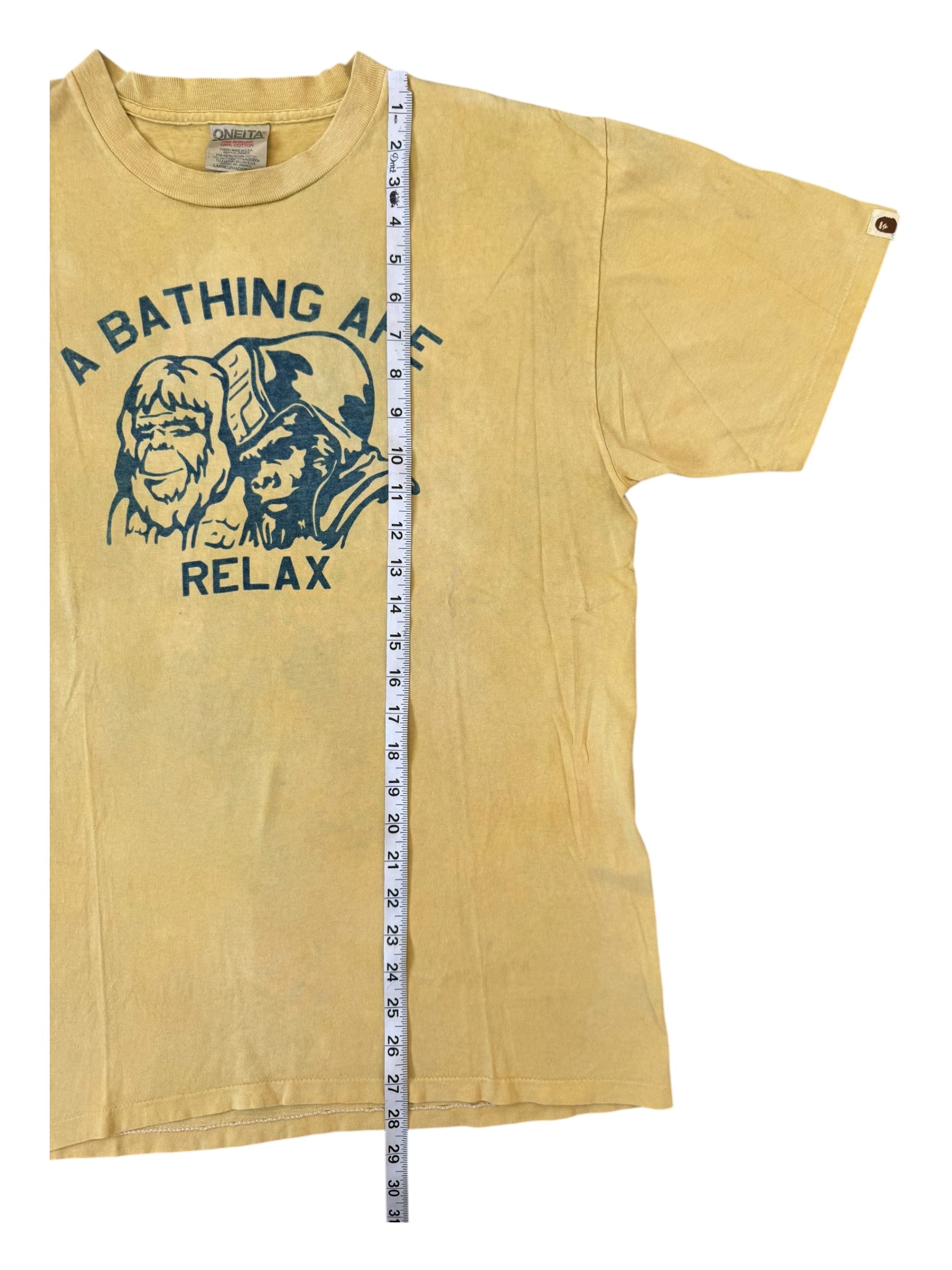 Bape 90s Relax Magazine Exclusive Oneita Size Large