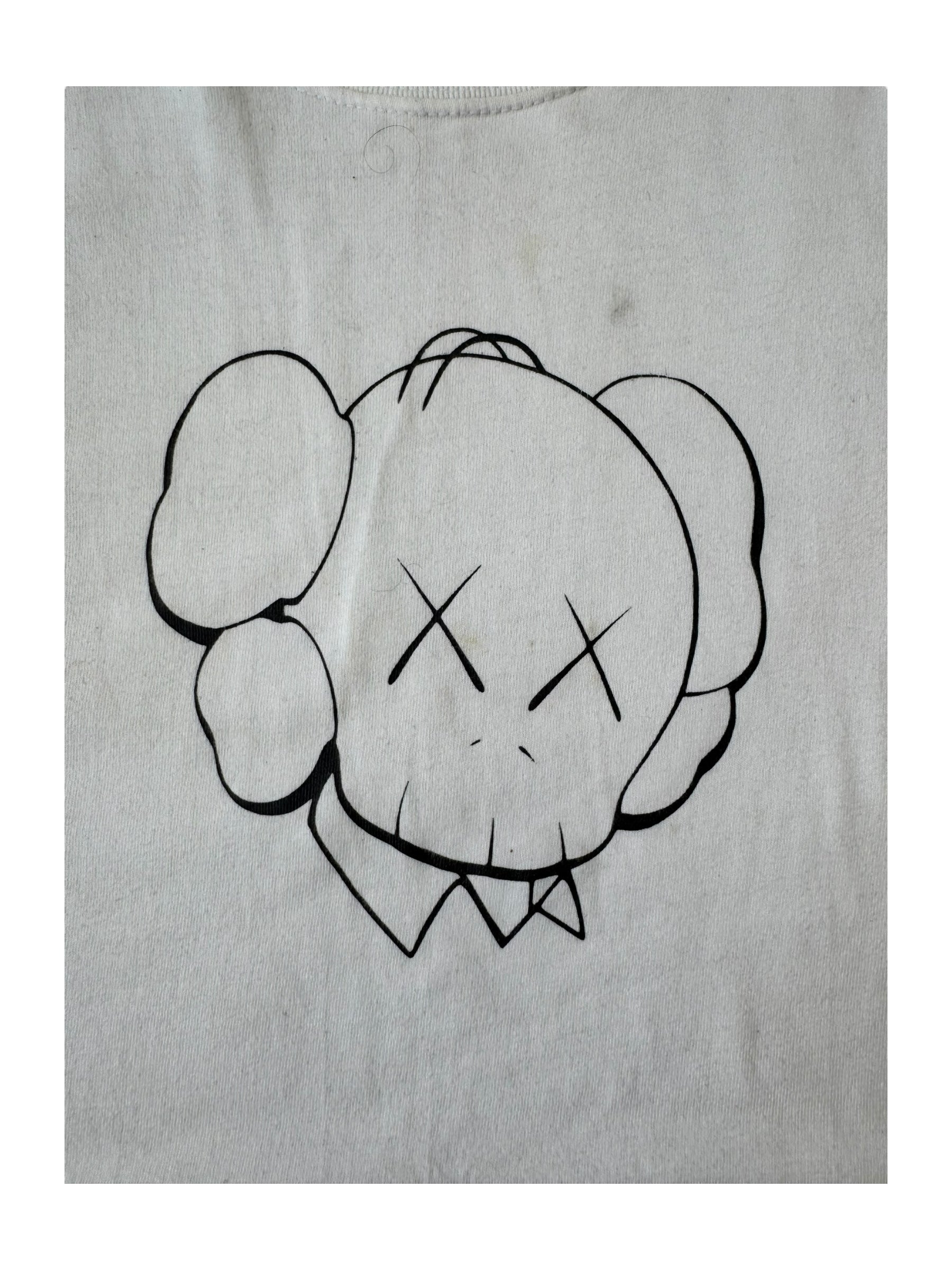 Kaws 00s White Hectic Kimpsons T-shirt Size Large