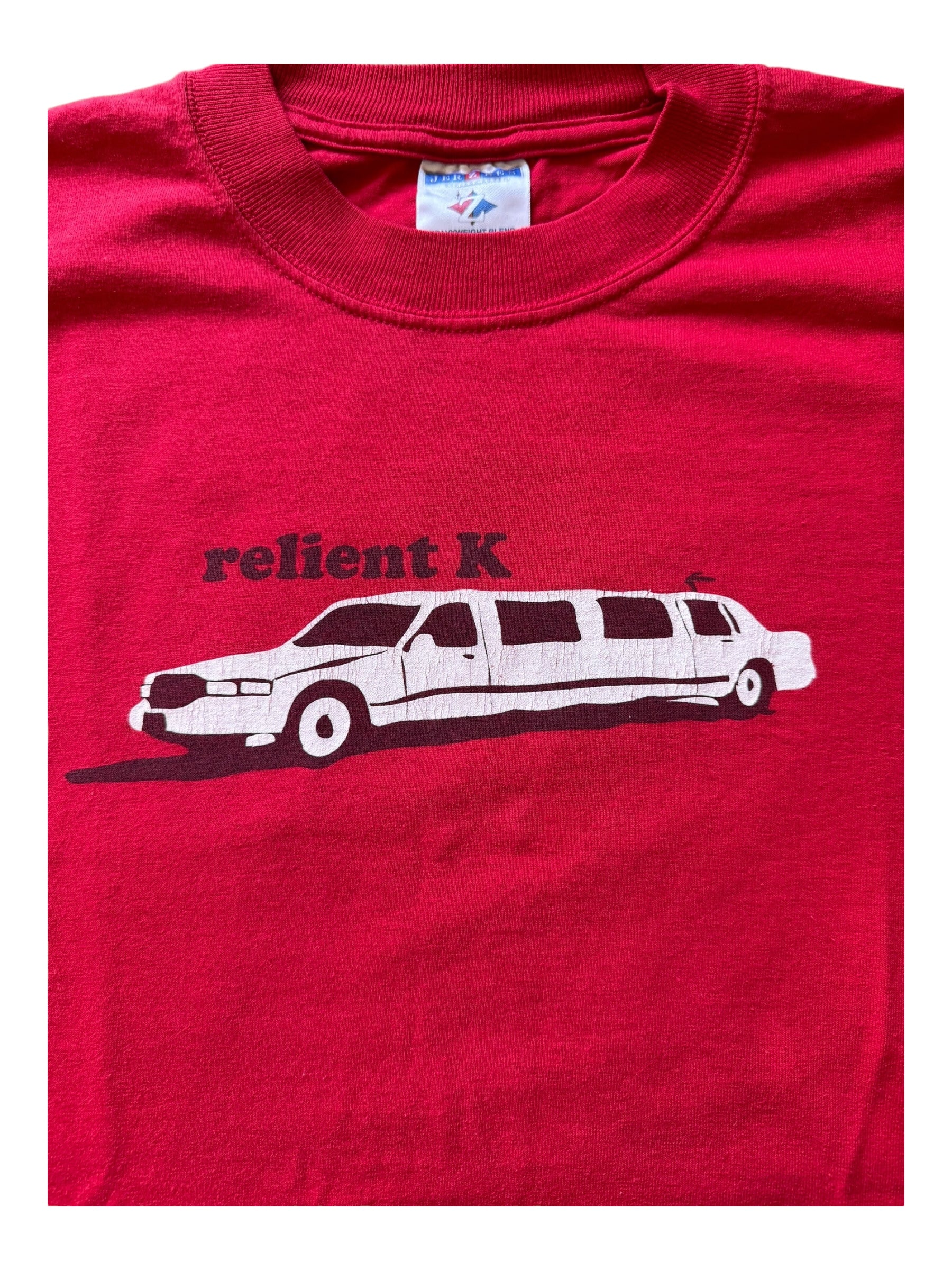 Reliant K 00s Stretched Limo Red Shirt Size Large