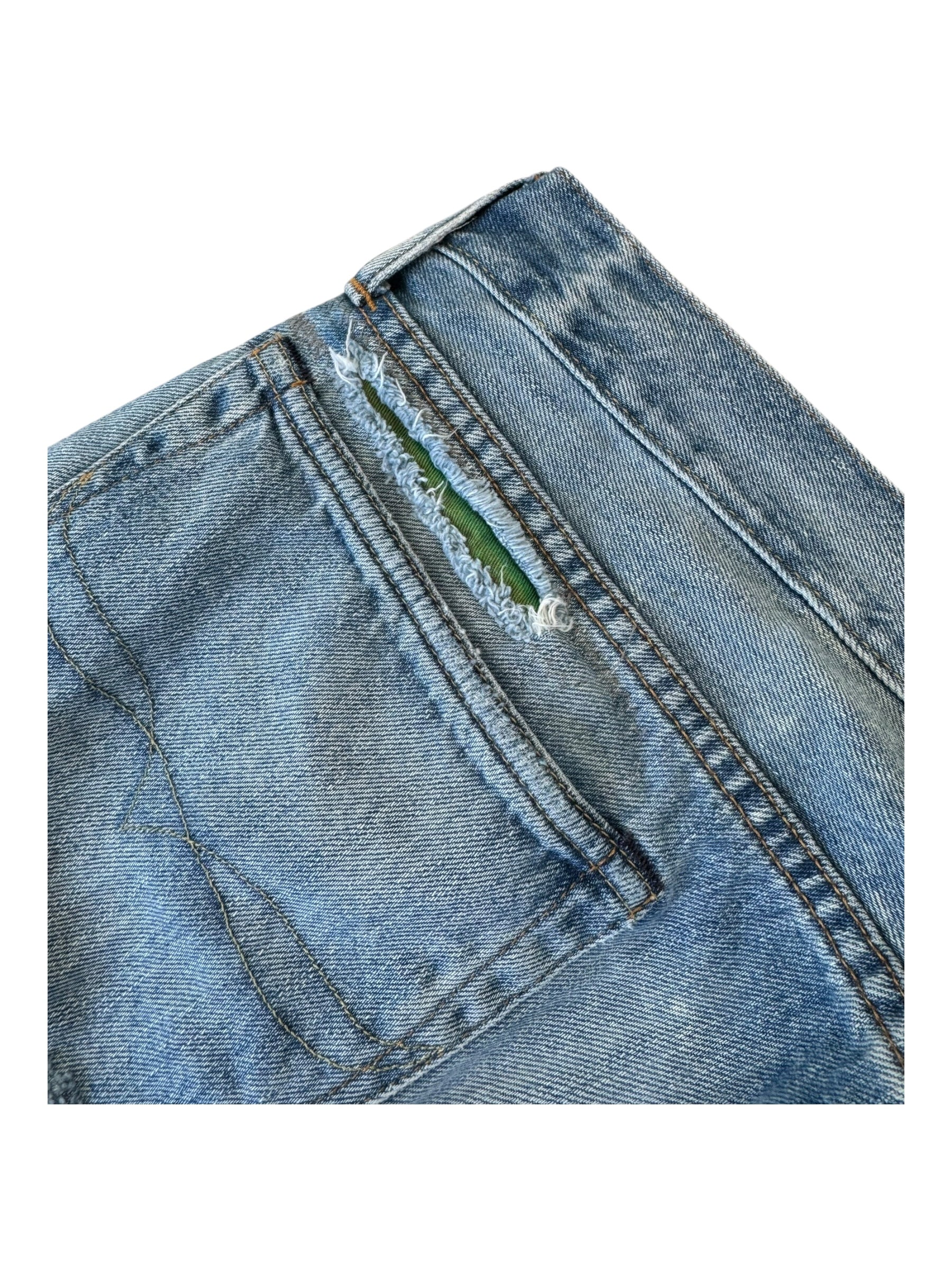 Polo Ralph Lauren Modern Pink Patchwork Denim Size 36 x 32