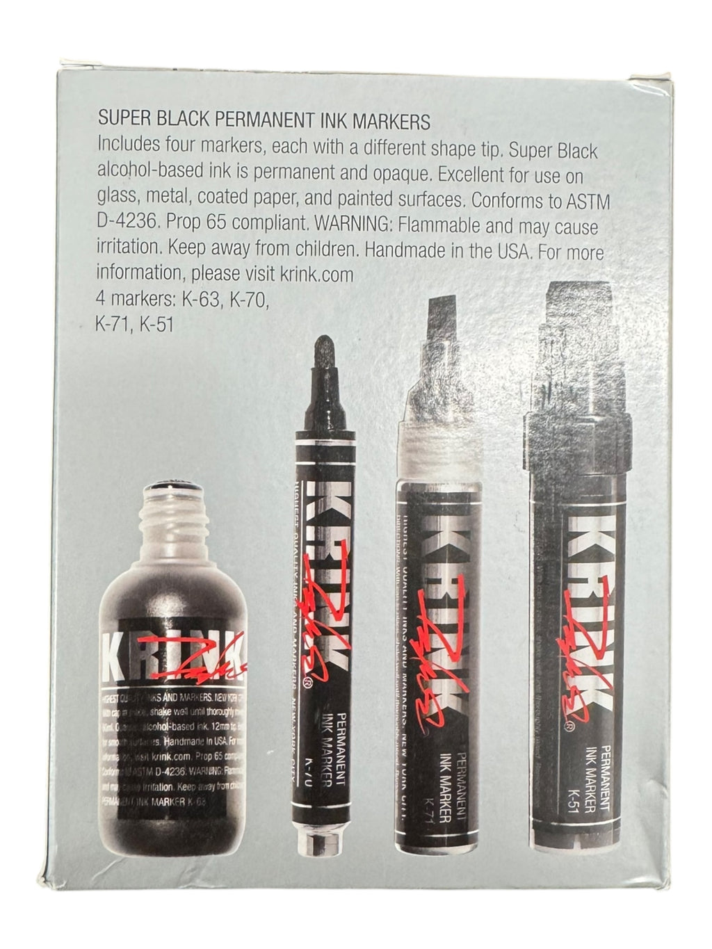 Futura x Krink Super Black Permanent Ink Markers Set LE 400