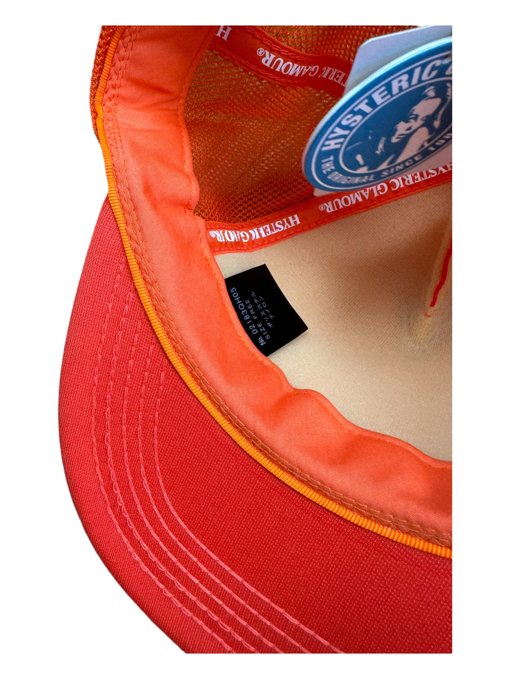 Hysteric Glamour Orange Snapback Deadstock