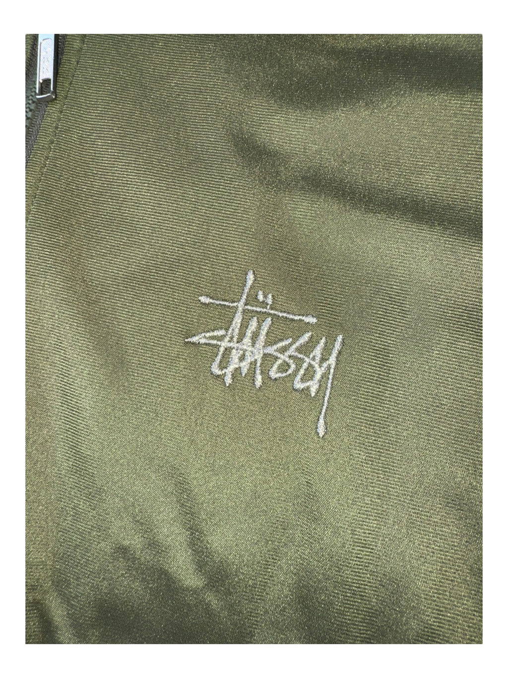 Stussy 90s Stussy Sport Green Track Jacket Size Large