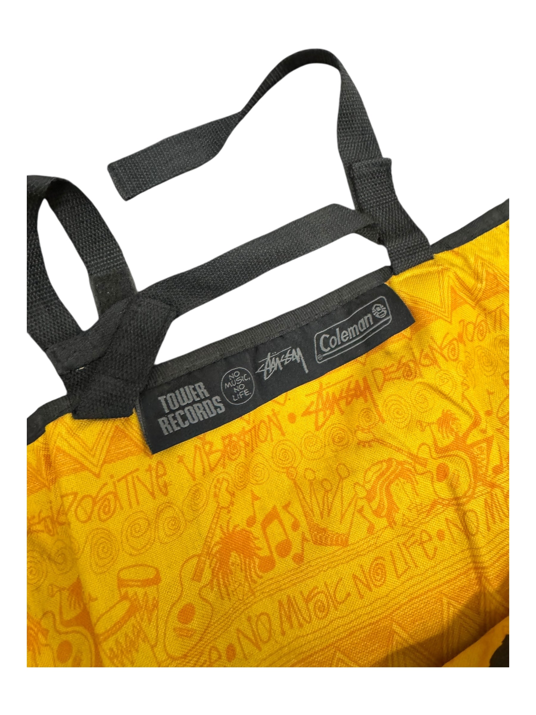 Stussy 00s Tower Records x Coleman Yellow Camping Mat