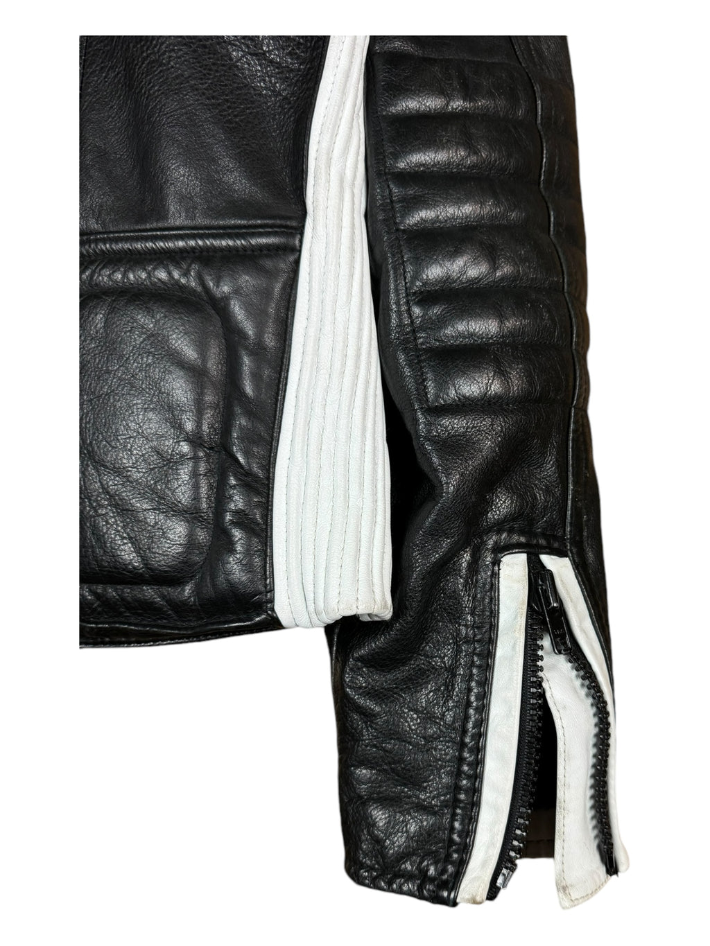 Polo Ralph Lauren 90s 1992 Alpine Ski Team Racing Leather Jacket Size Medium