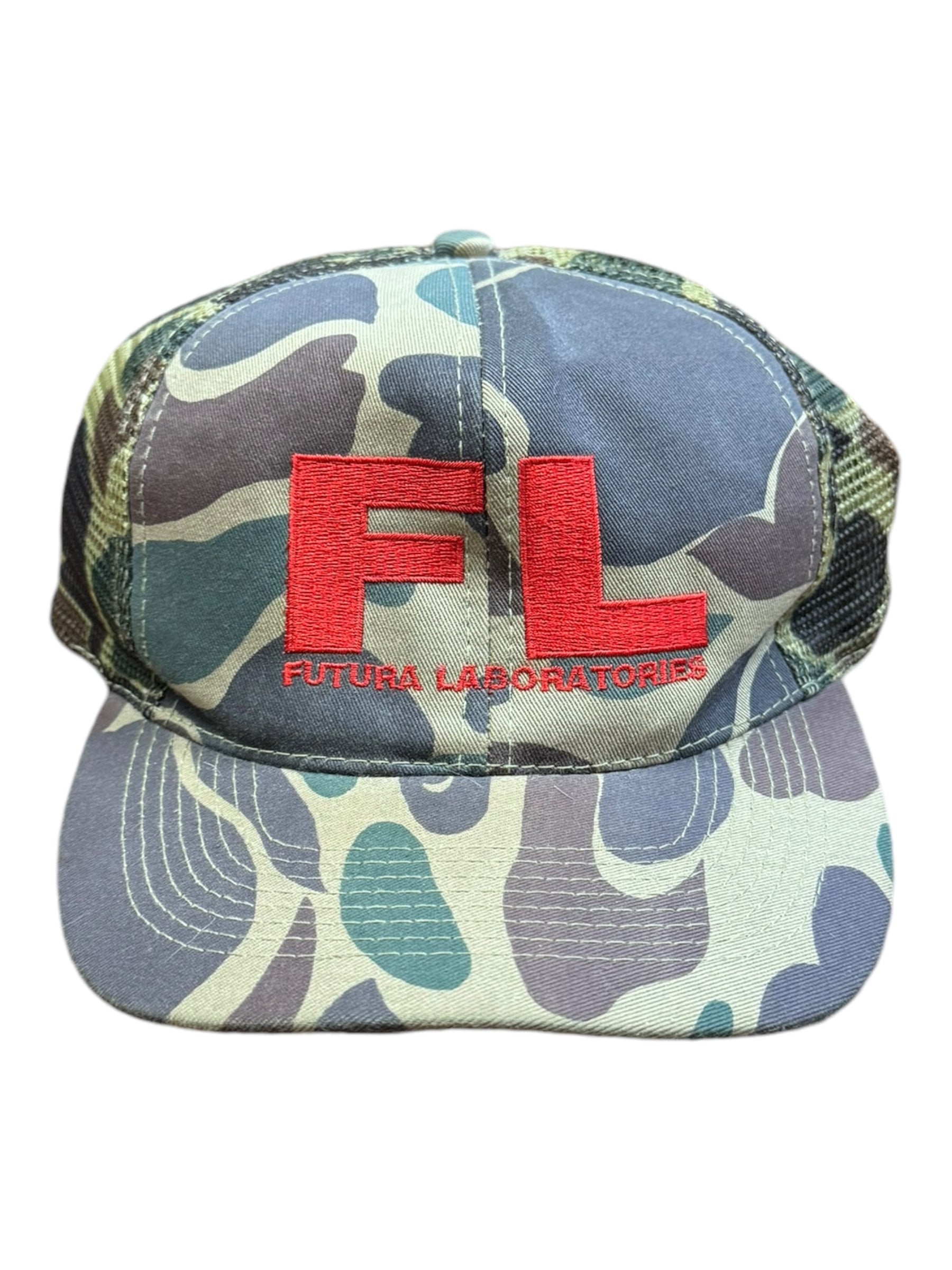 Futura 90s Camo FL Snapback Trucker Hat