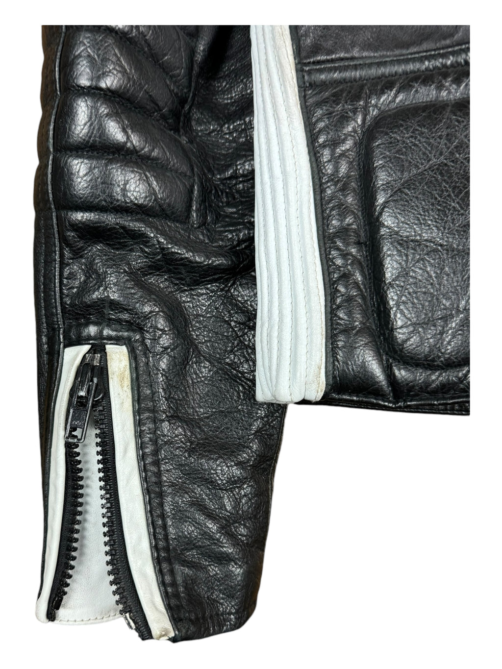 Polo Ralph Lauren 90s 1992 Alpine Ski Team Racing Leather Jacket Size Medium