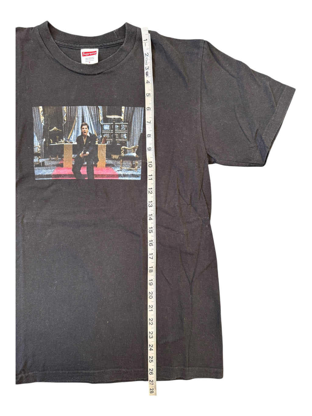 Supreme FW17 Scarface Friend Black T-Shirt Size Small