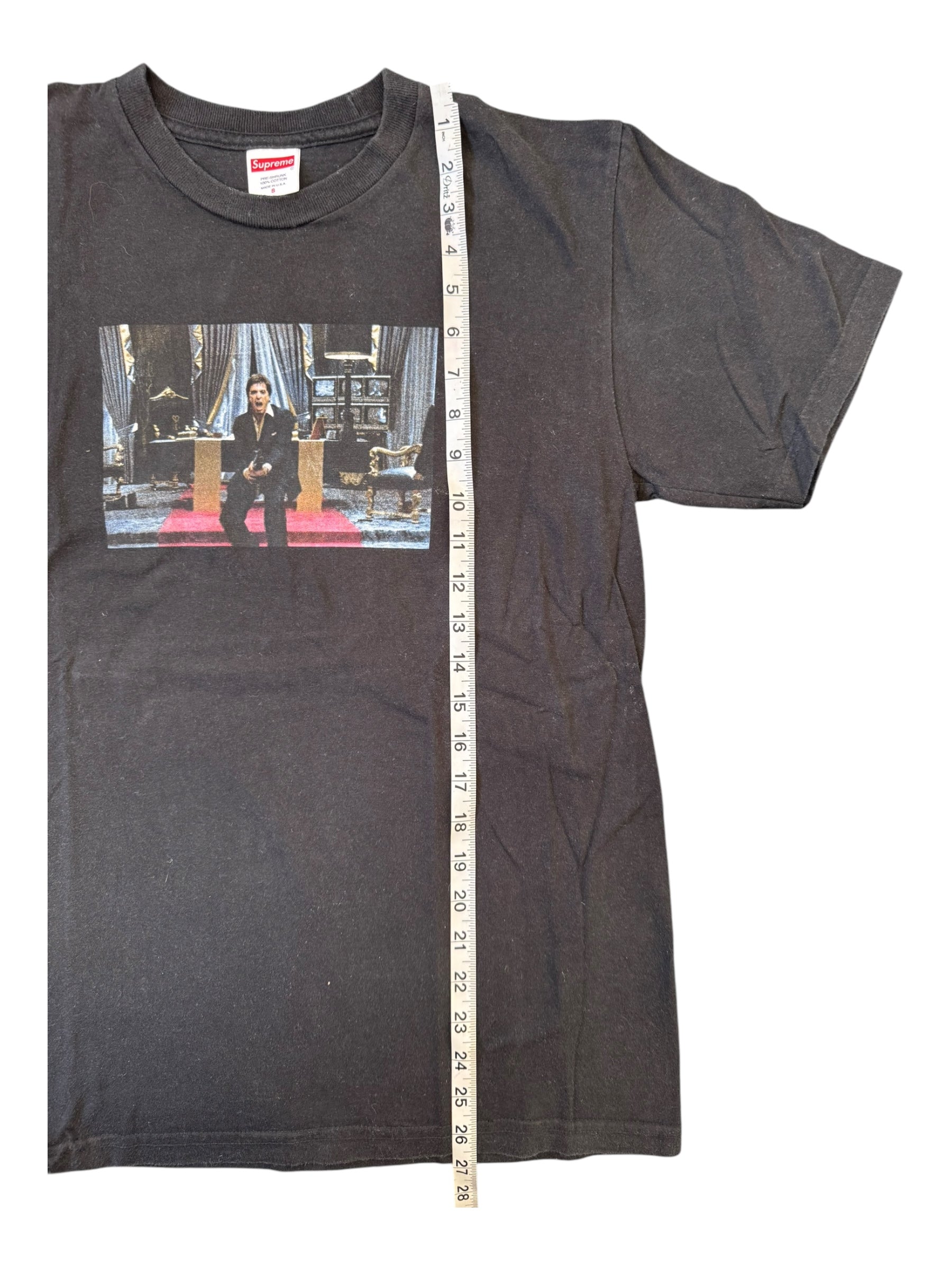 Supreme FW17 Scarface Friend Black T-Shirt Size Small