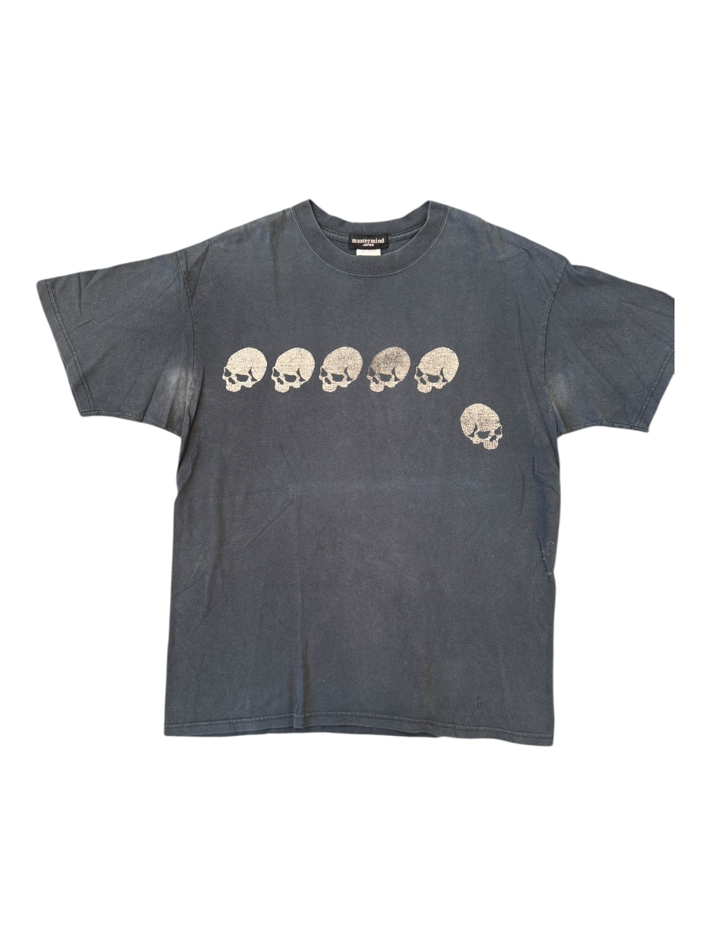 Mastermind 00s Metallic Skulls Black T-shirt Size Large