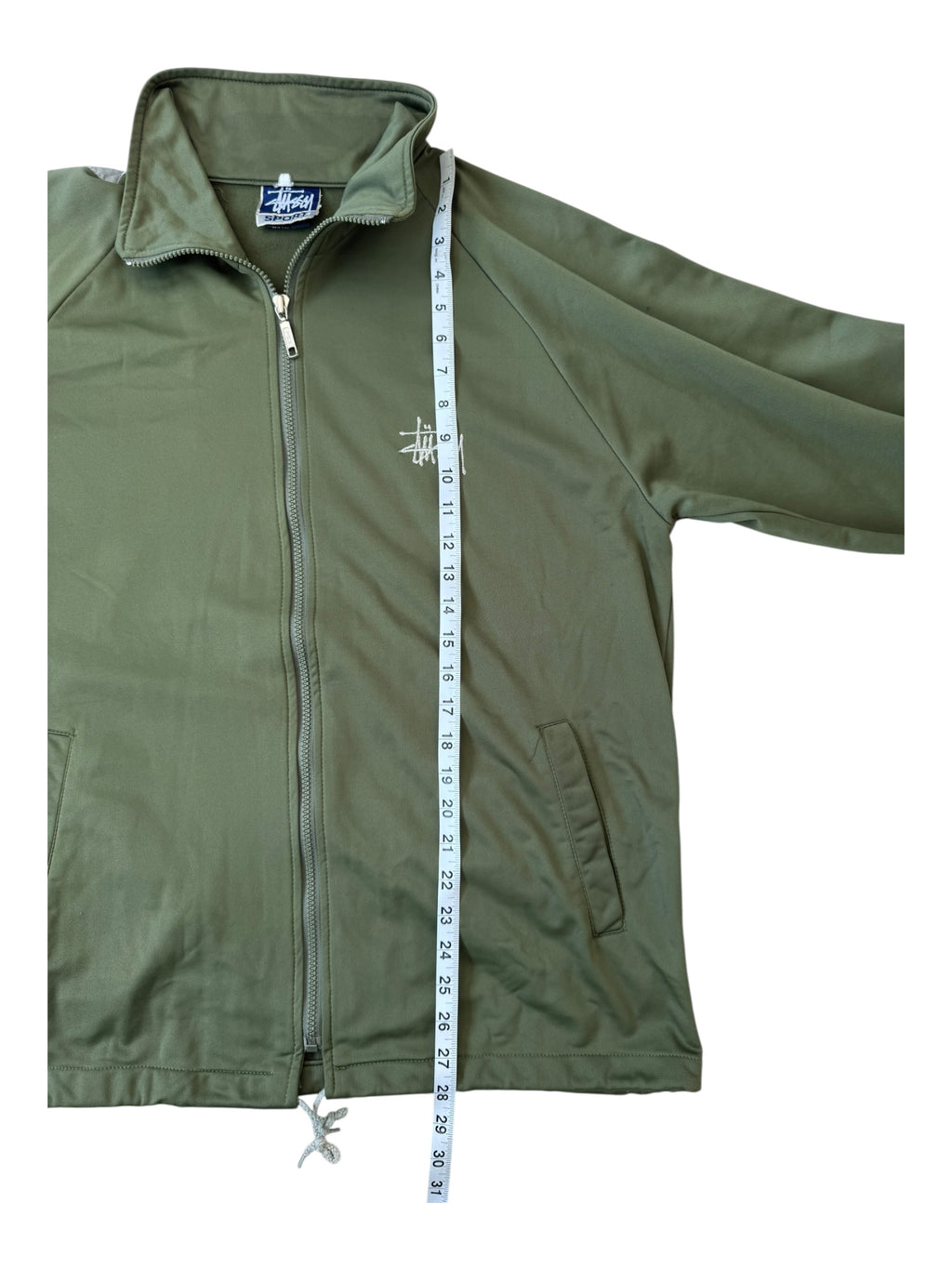 Stussy 90s Stussy Sport Green Track Jacket Size Large