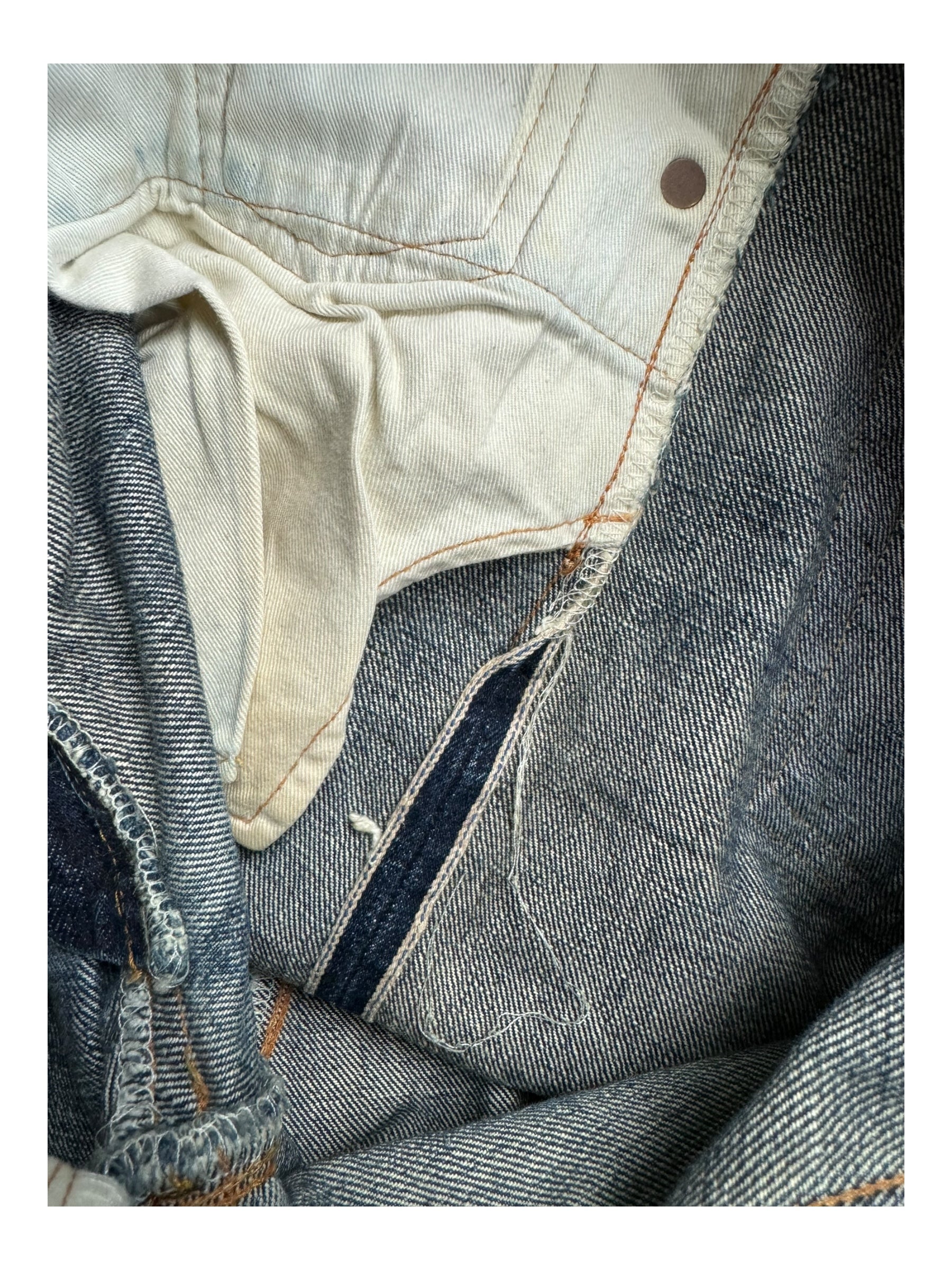 Studio D'artisan Faded Selvedge Denim Jeans Size 33