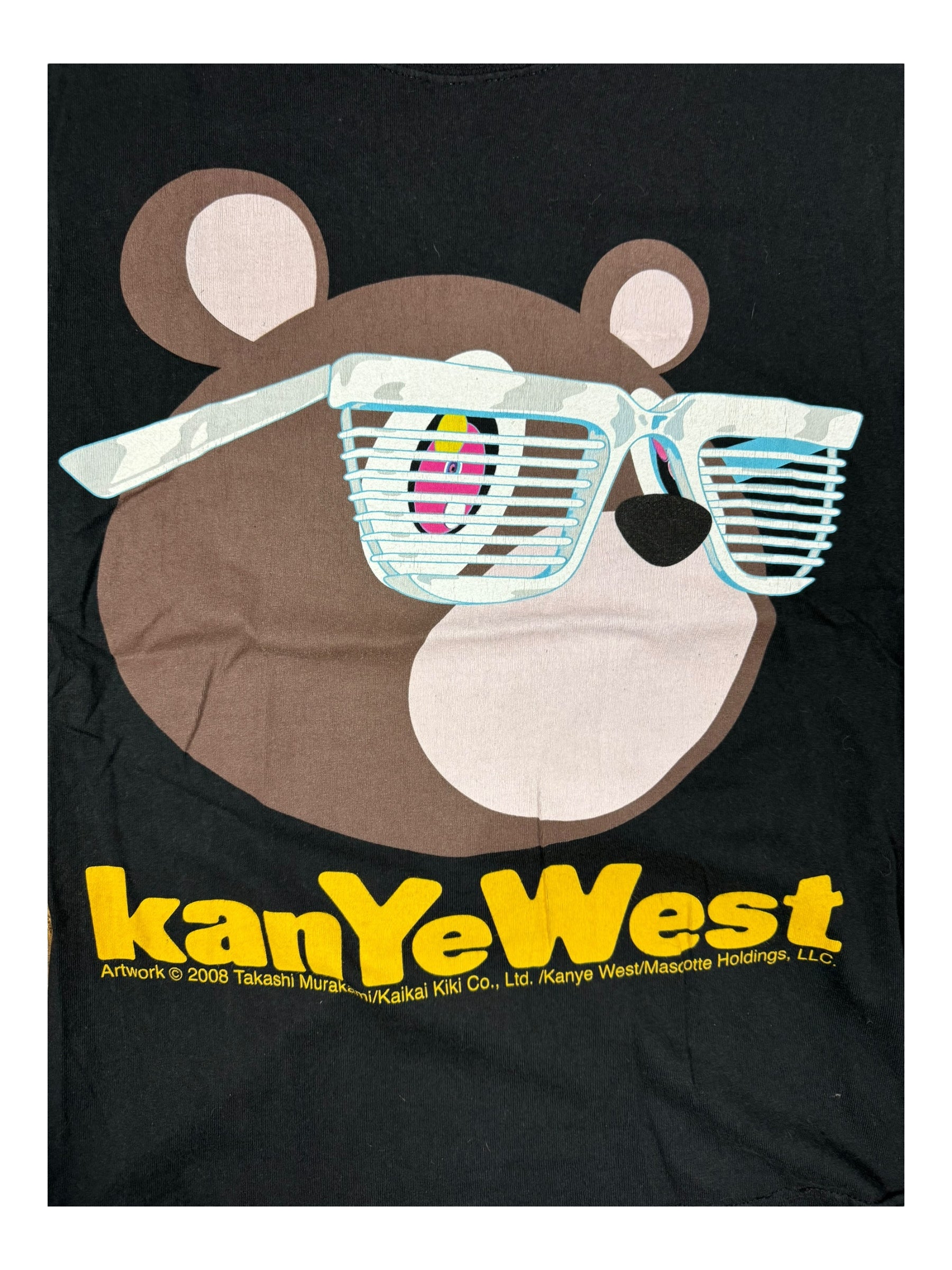 Kanye West 2008 Murakami Bear T-shirt Size Small