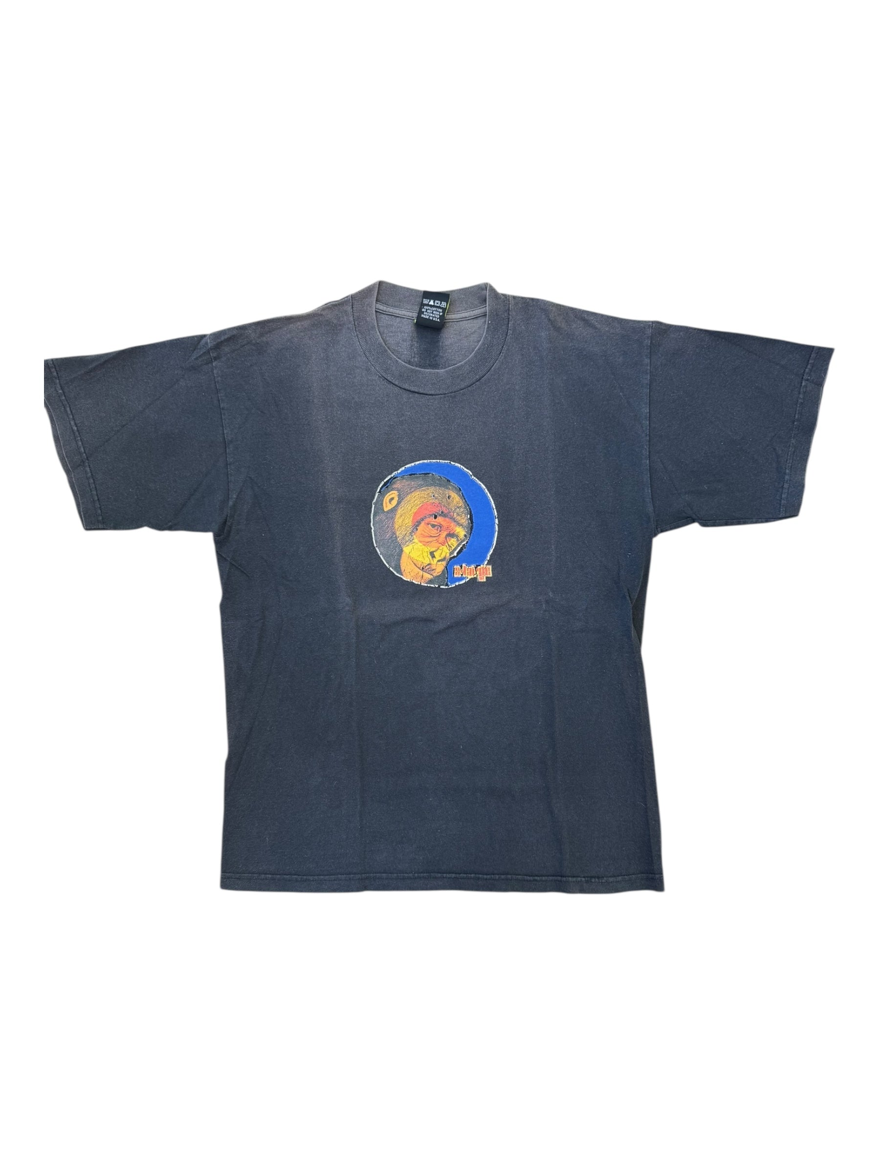 X-Large 00s Chimpanzee Black T-Shirt Size Large