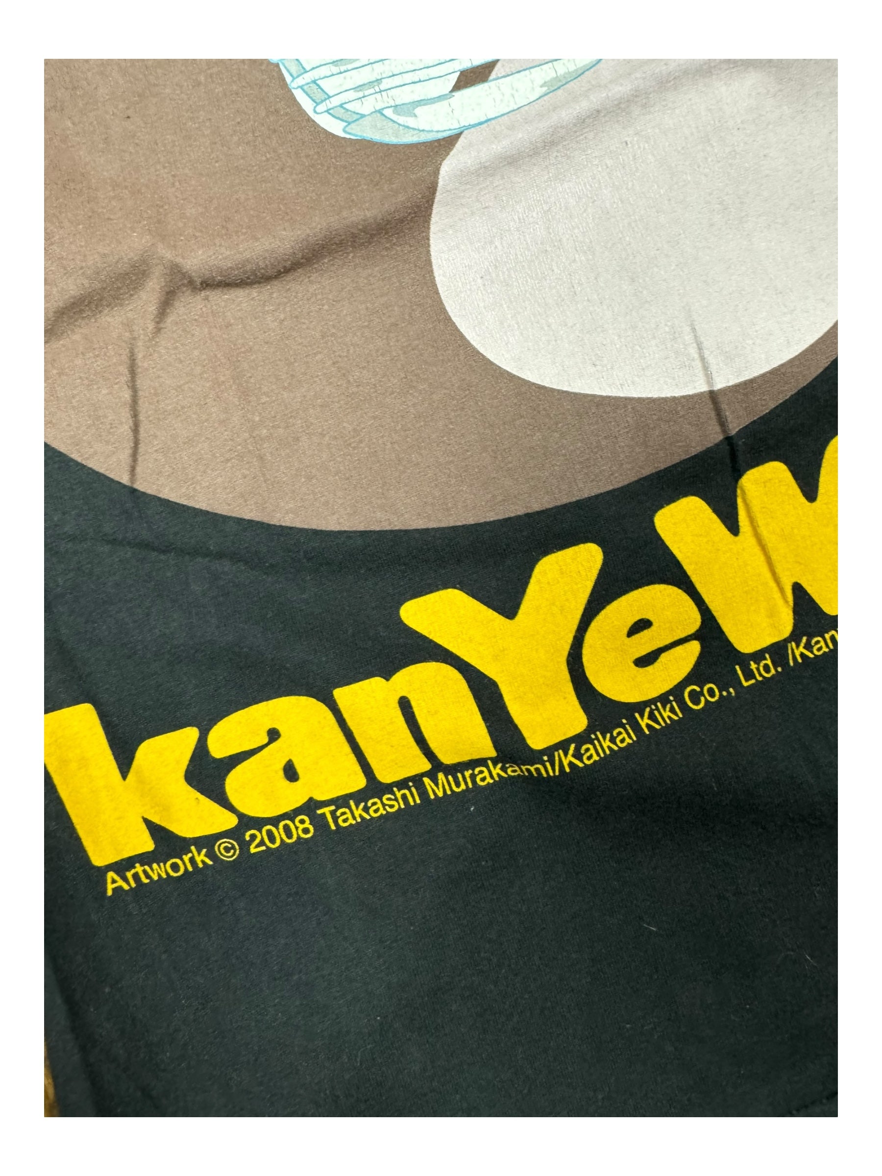 Kanye West 2008 Murakami Bear T-shirt Size Small