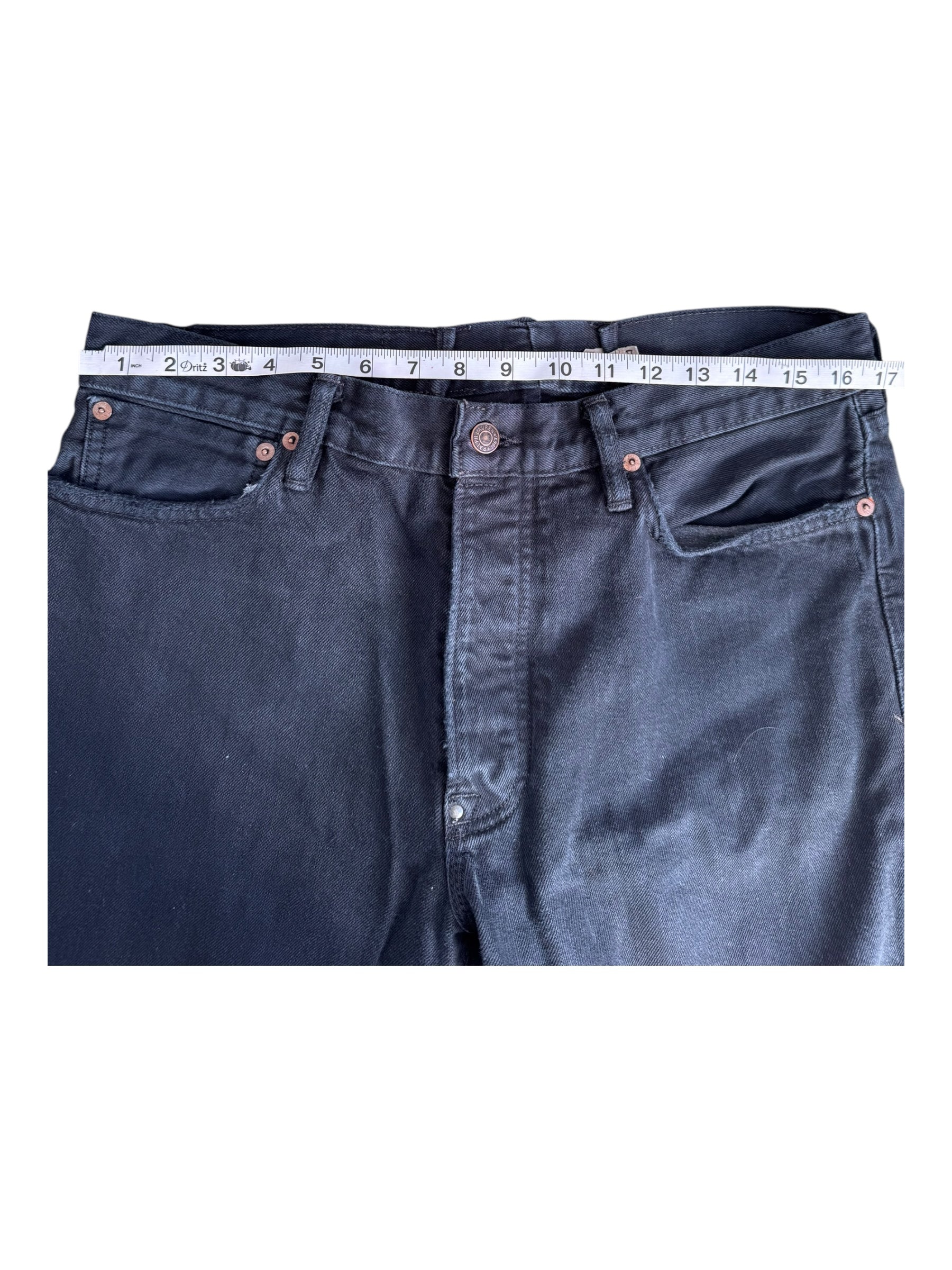 Polo Ralph Lauren 867 Classic Fit Hudson Black Mens 34x32 Jeans