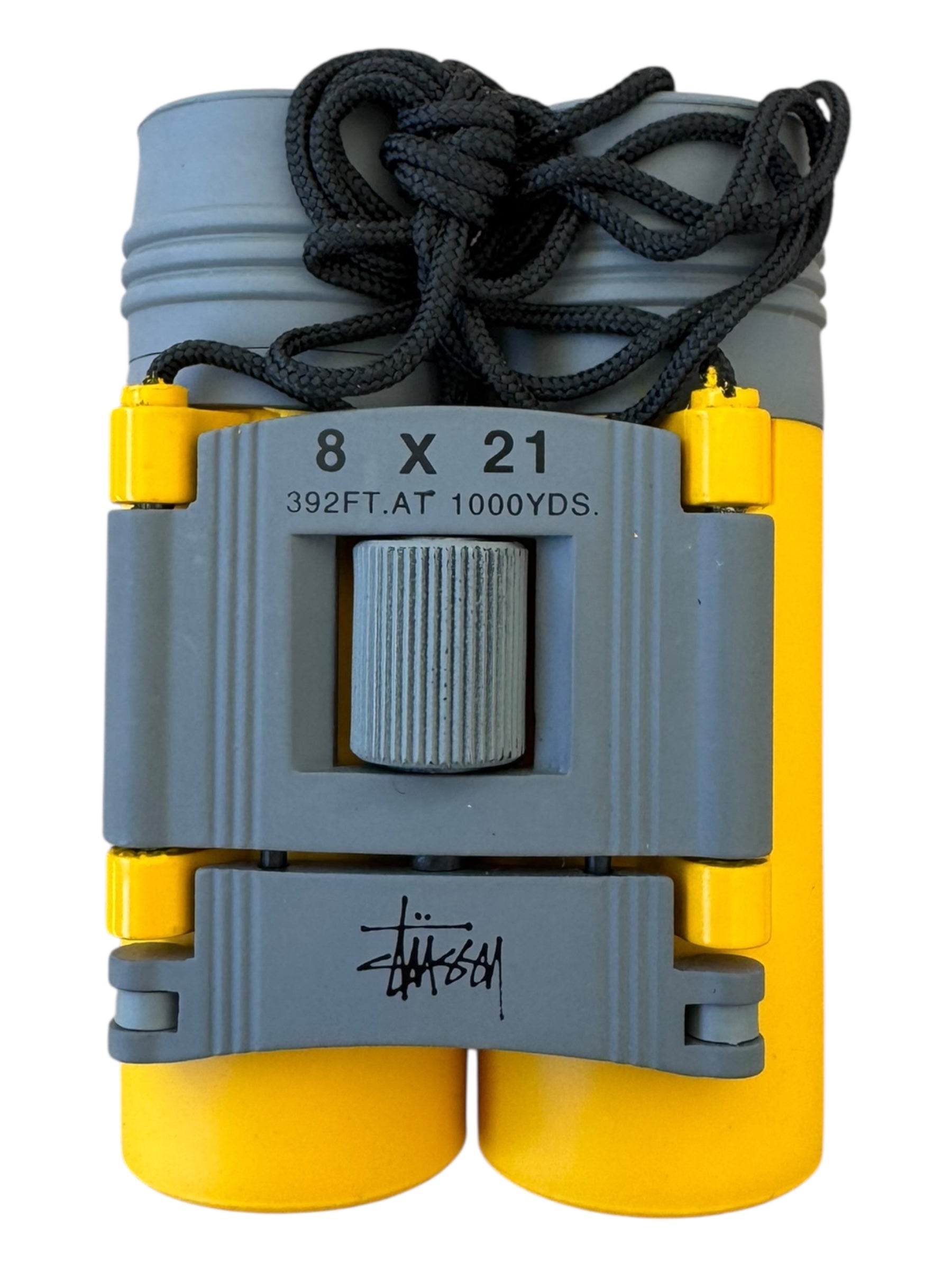 Stussy 90s Yellow Binoculars & Embroidered Pouch