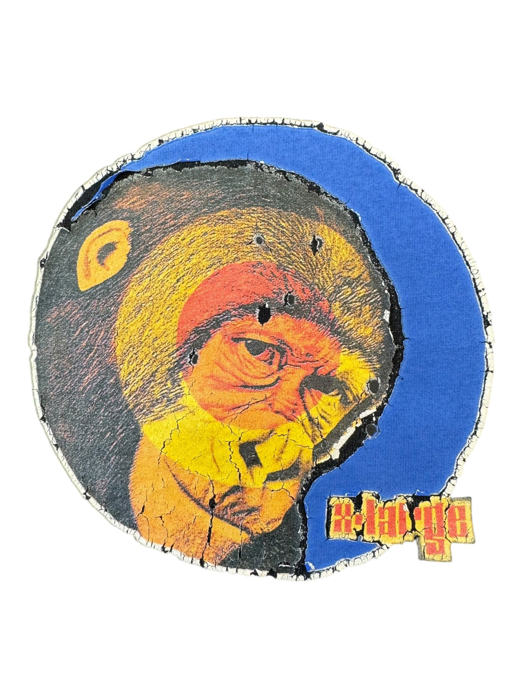 X-Large 00s Chimpanzee Black T-Shirt Size Large