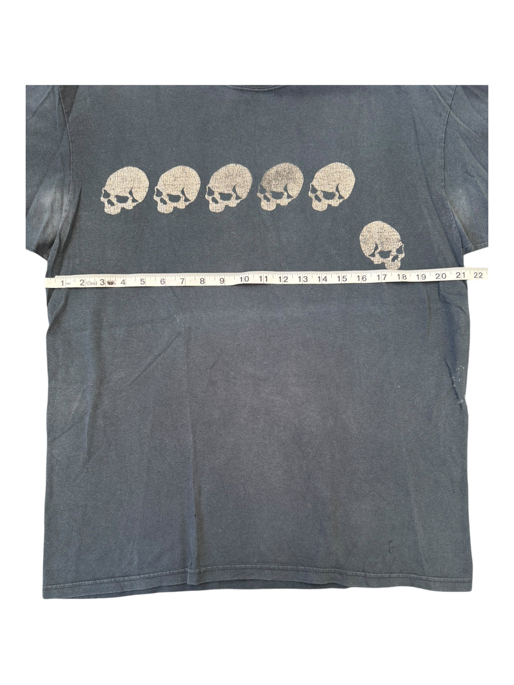 Mastermind 00s Metallic Skulls Black T-shirt Size Large