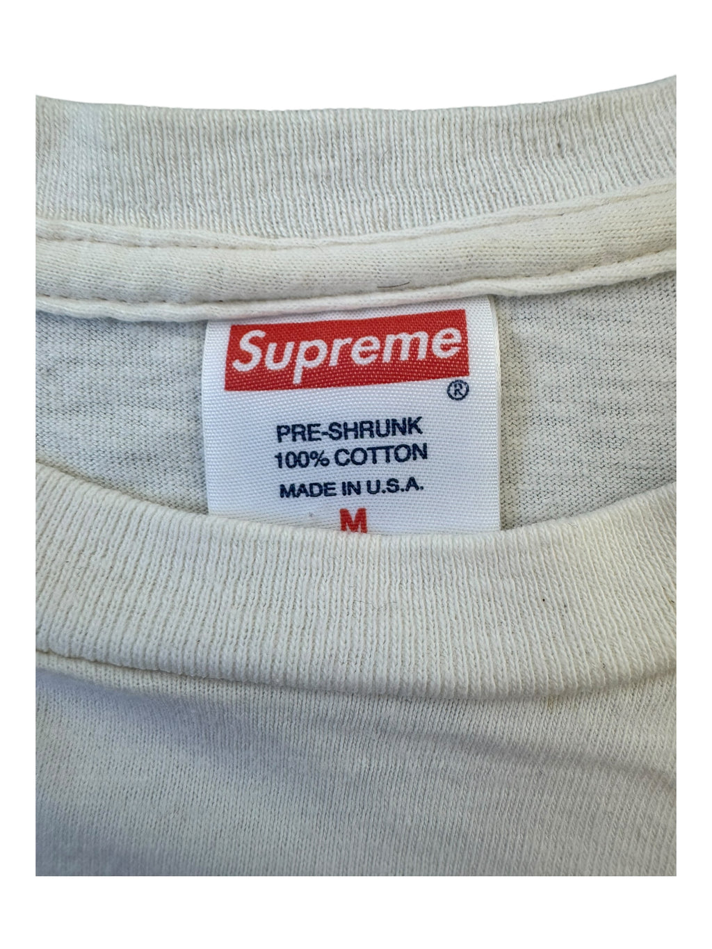 Supreme FW11 “Little Richard” White T-Shirt Size Medium