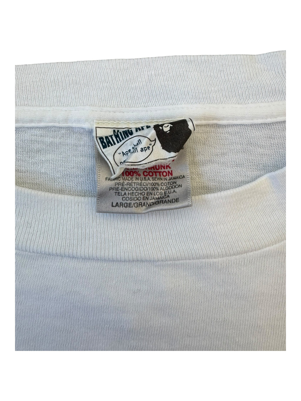 Bape 90s Beast Reign Supreme by Busy Works Oneita Size Large