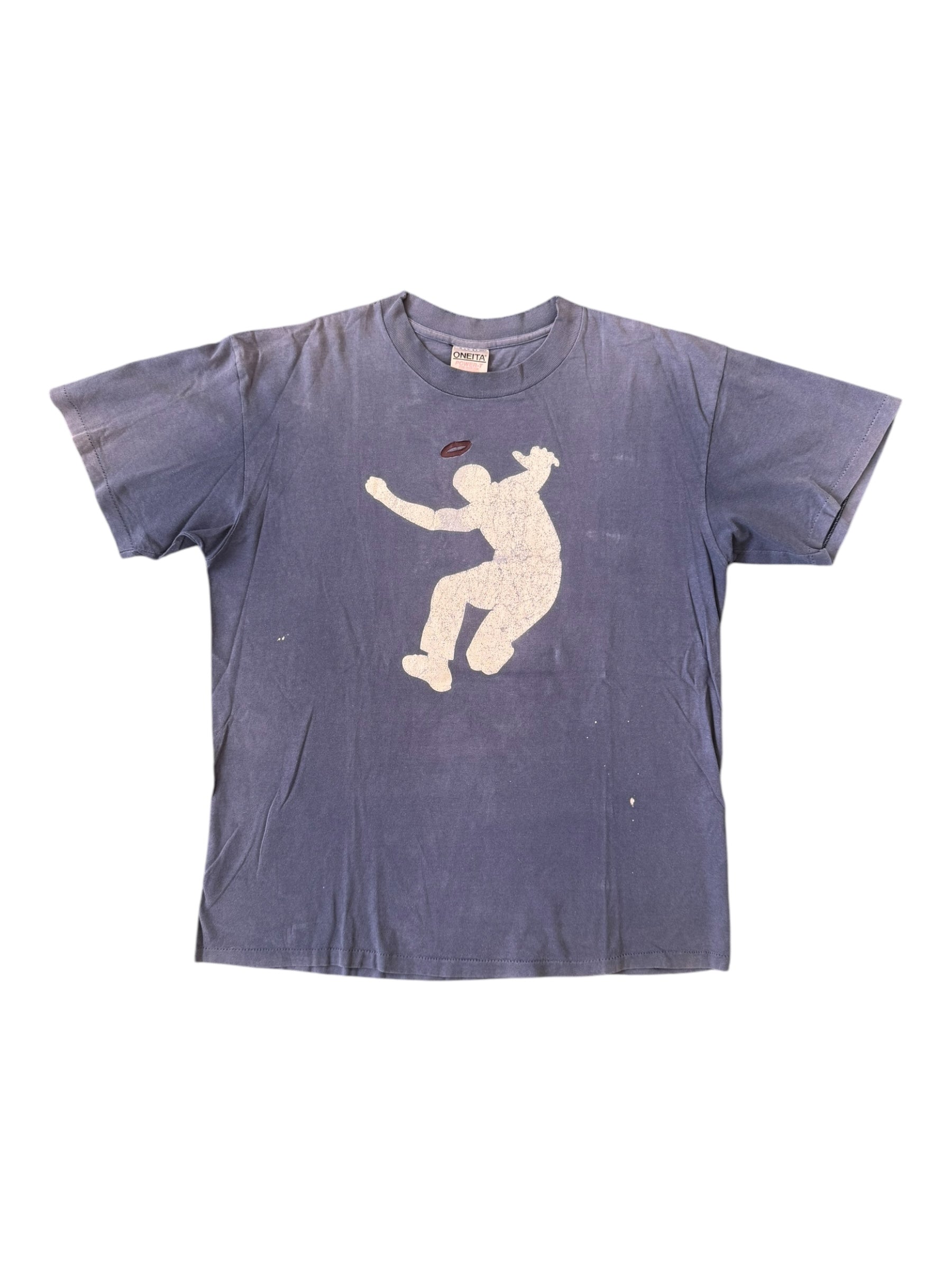 Union 90s Navy Frontman #12 Faded Oneita Tag Size Large