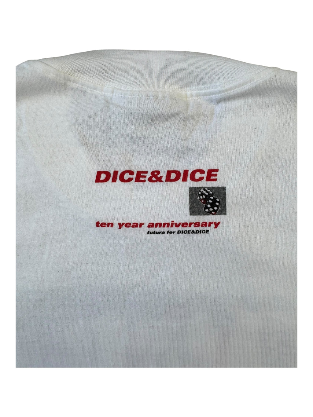 Futura 90s White Painting Dice & Dice 10 Year Anniversary Size Medium