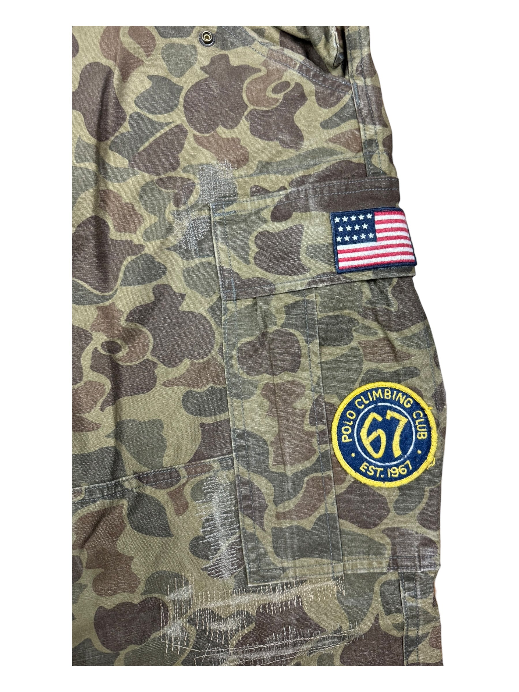 Polo Ralph Lauren Camo Cargo Pants w/ Patches Size 34 / 32