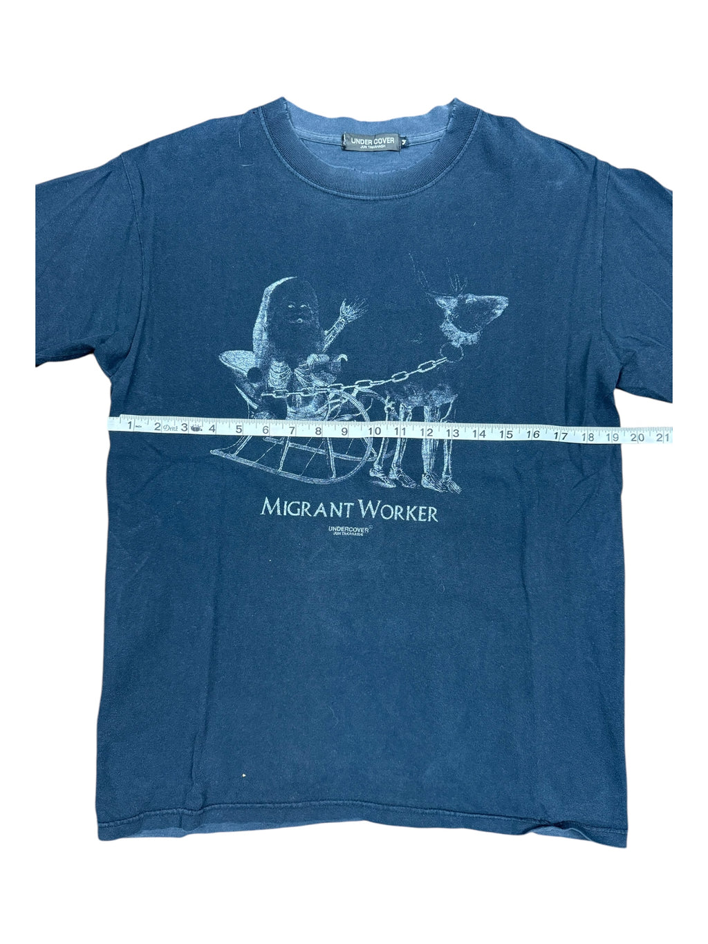 Undercover 90s Migrant Worker Black T-Shirt Size Medium